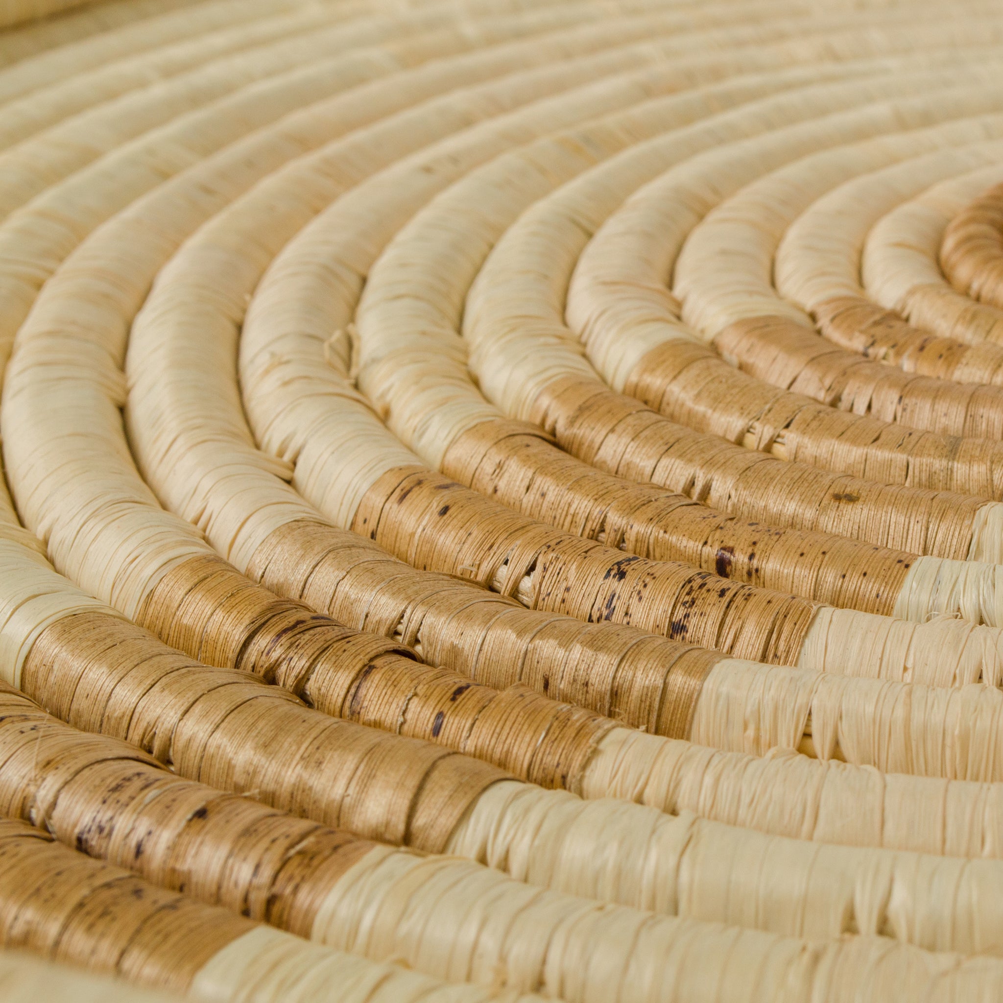 Zip Woven Wall Art Plate in Neutrals 32"