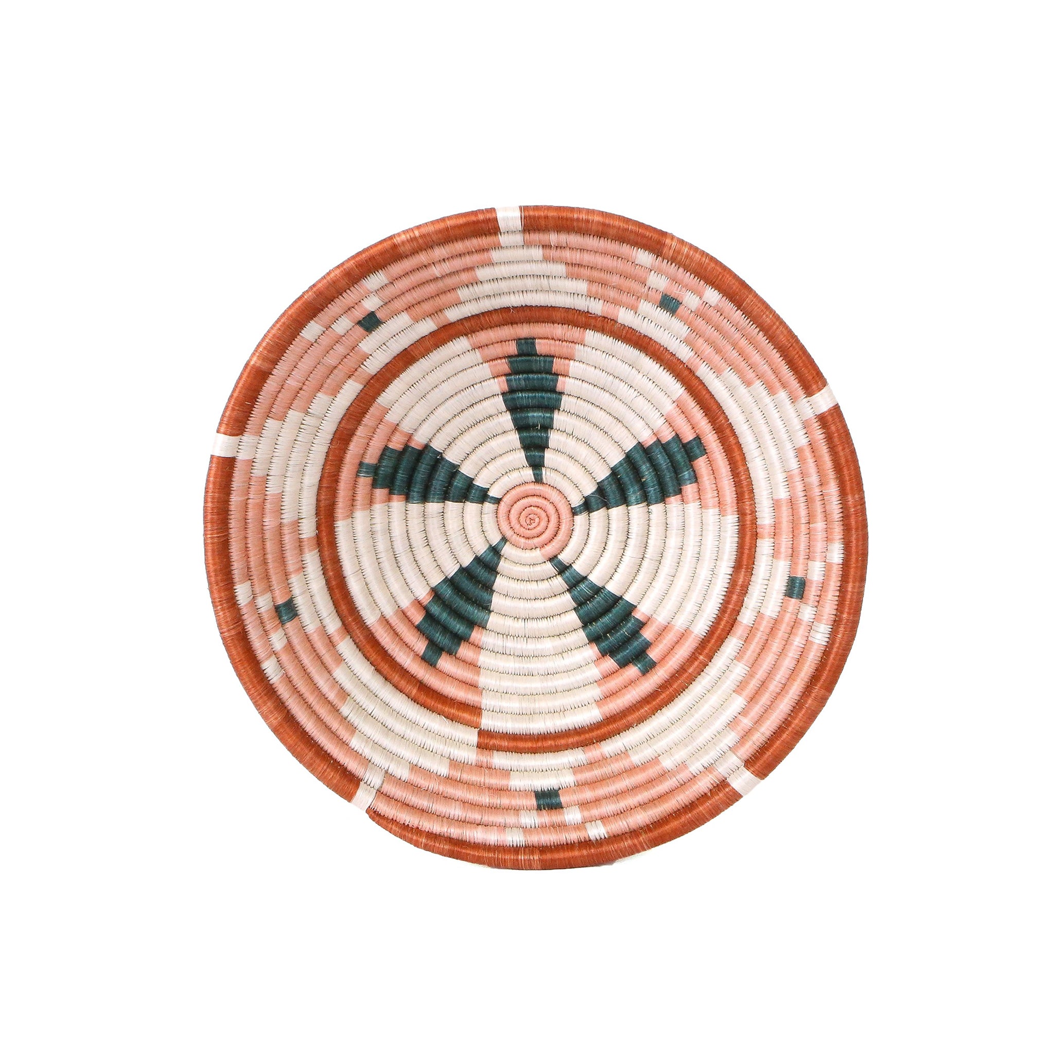 Desert Flower Round Basket in Apricot 14"