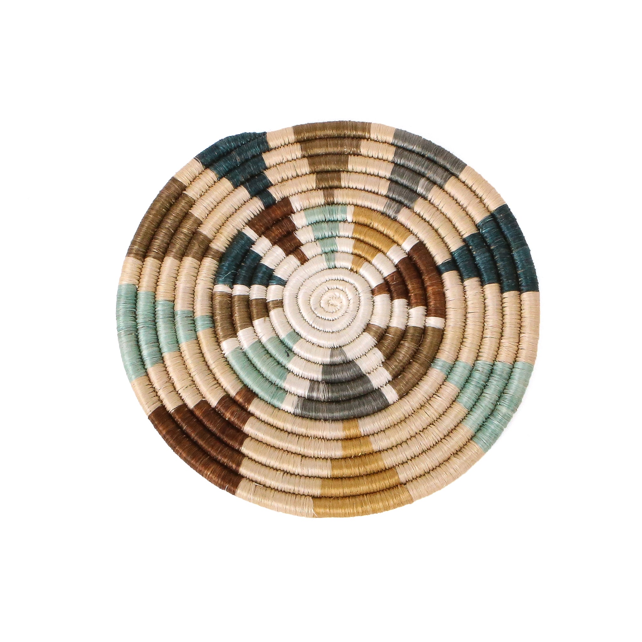 Diamond Sunburst Woven Trivet 10"