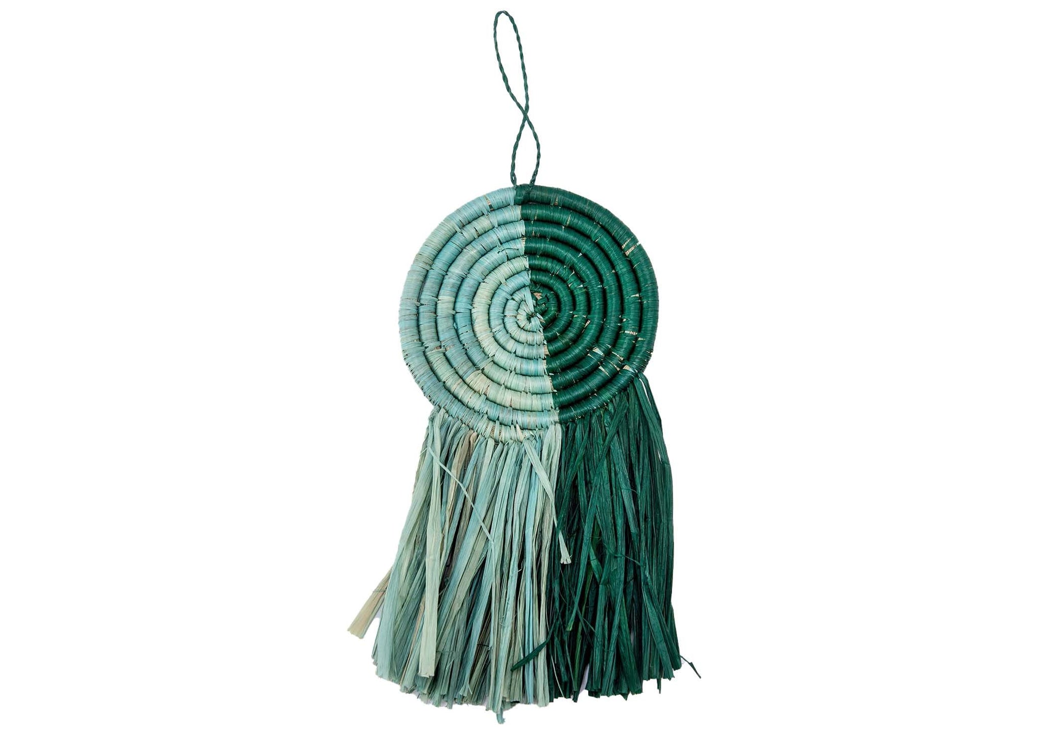 Dally Ornament in Mist and Teal