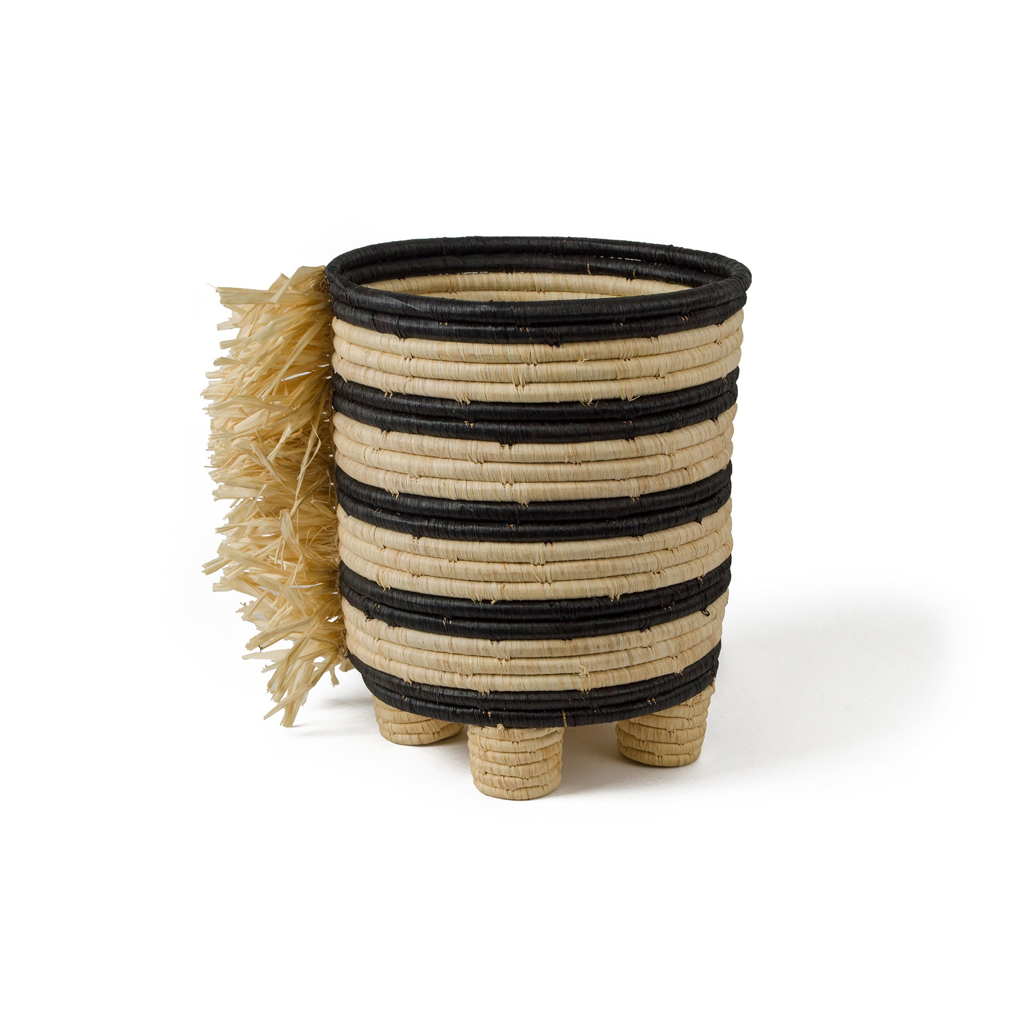 Fringed and Striped Planter