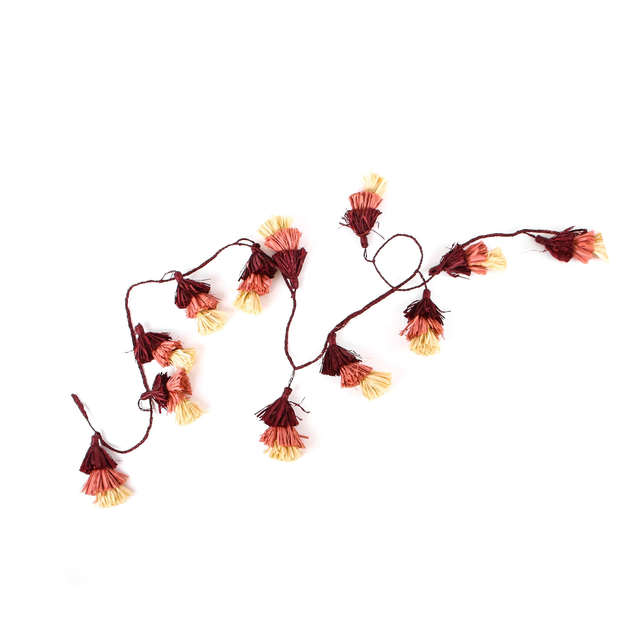 Cranberry and Blush Ombre Garland