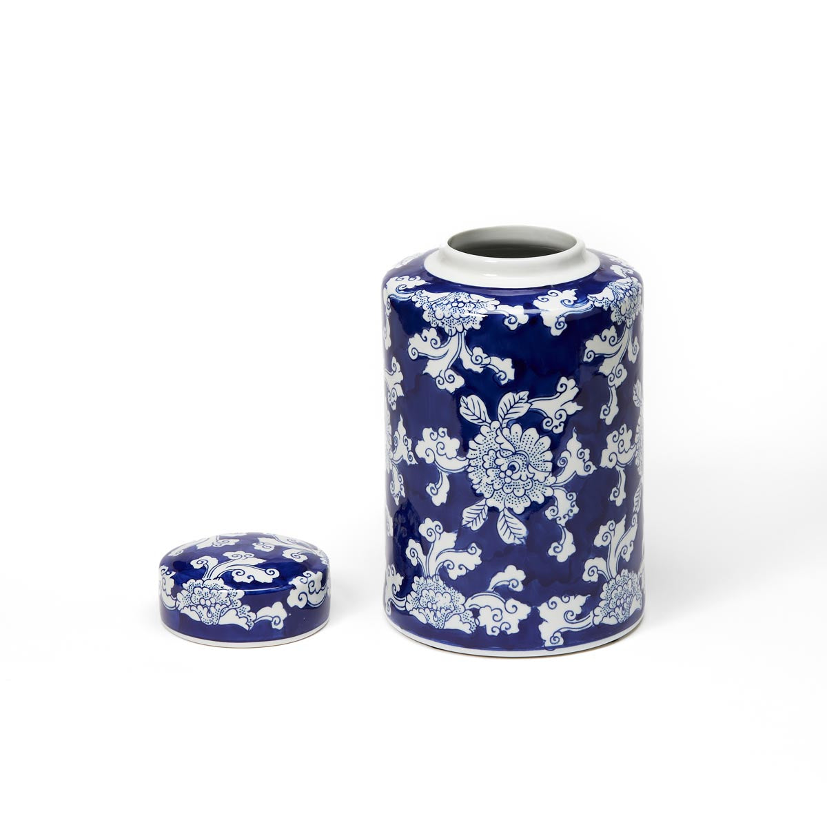 Chinoiserie Porcelain Tea Caddy