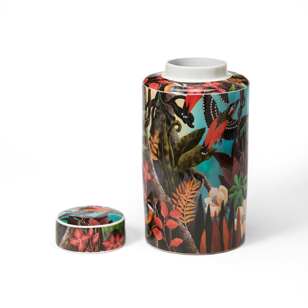 Porcelain Jungle Jar
