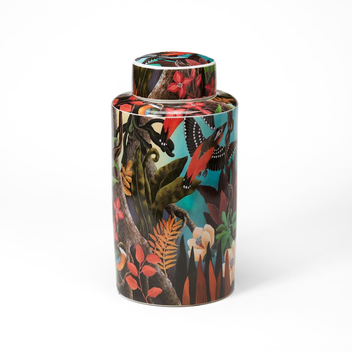 Porcelain Jungle Jar