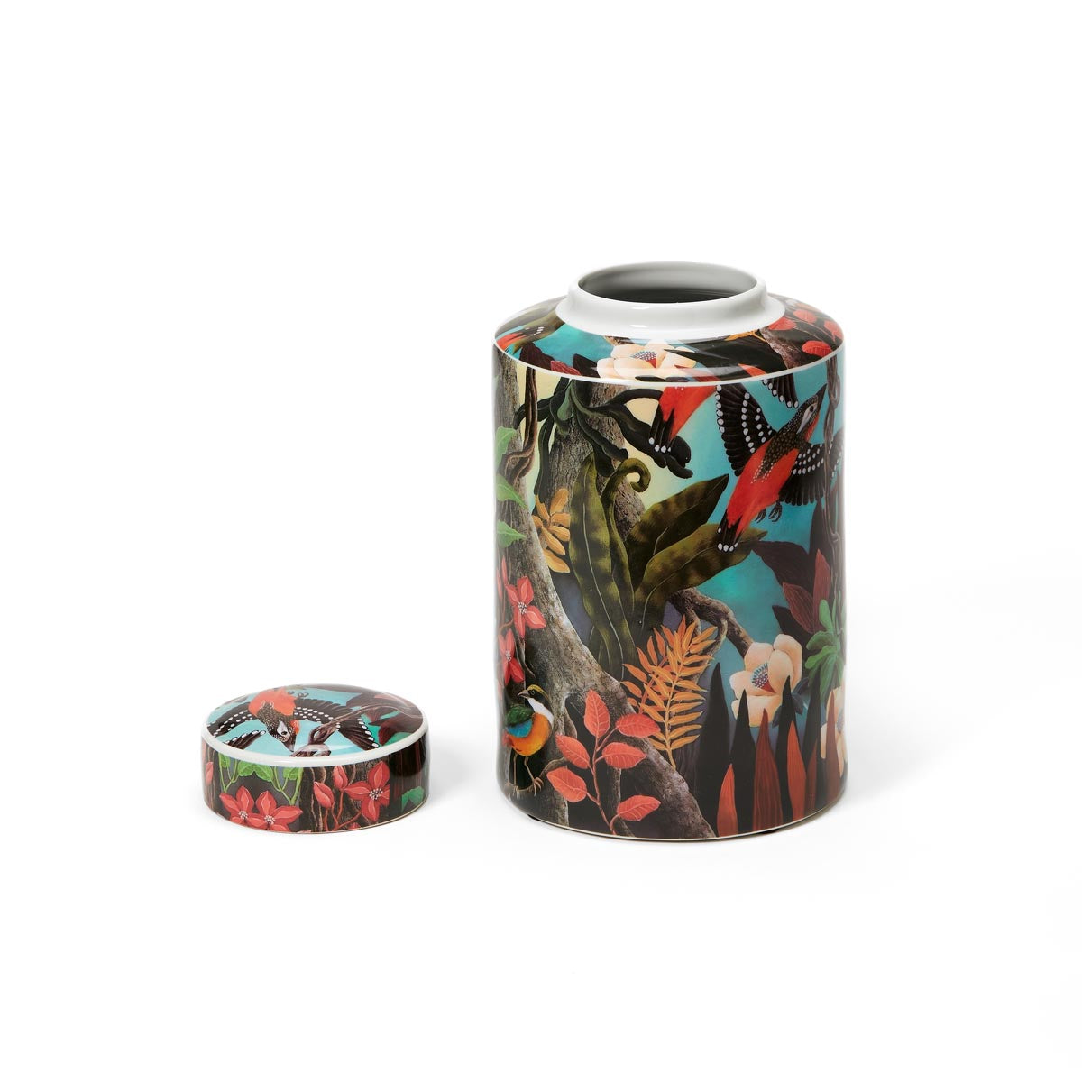 Porcelain Jungle Jar