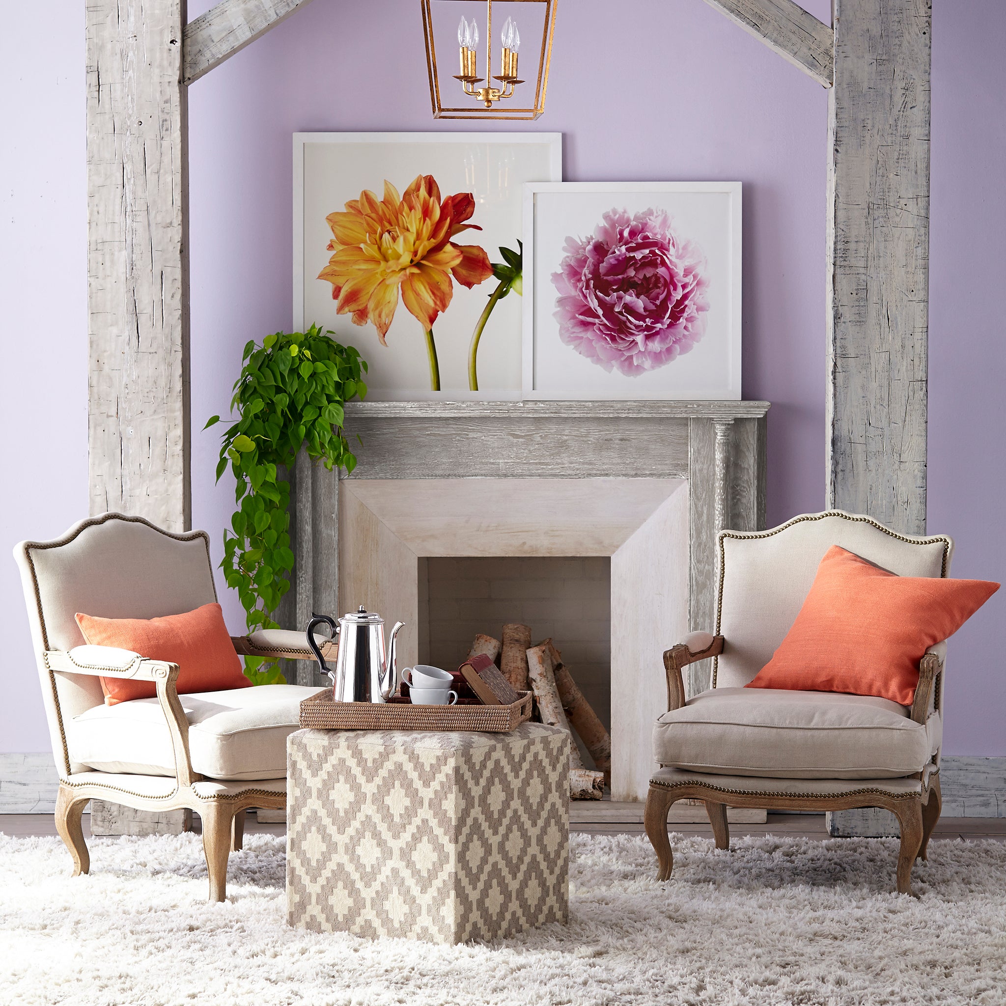 Studded Lounge Armchair