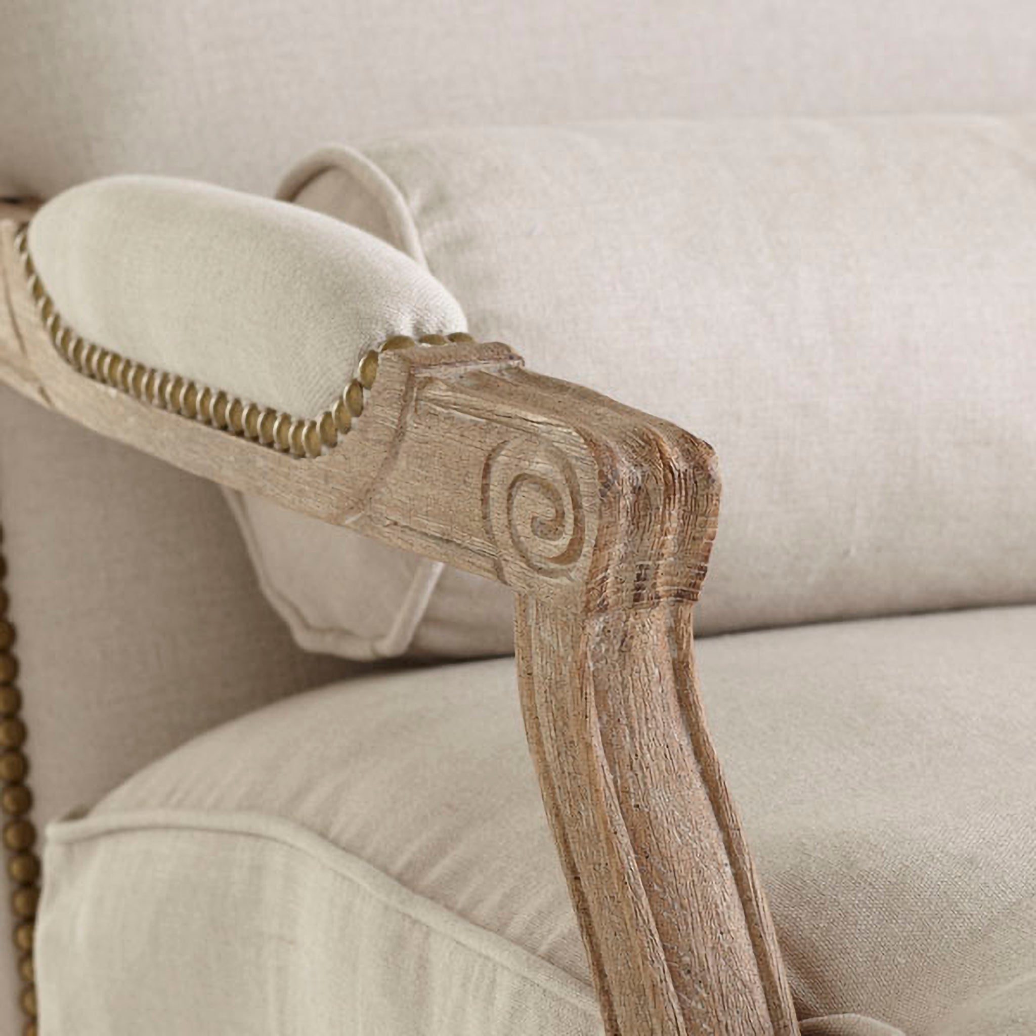 Studded Lounge Armchair