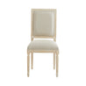 Front View Of Chateau Chair Without Arm With Bleached Wood