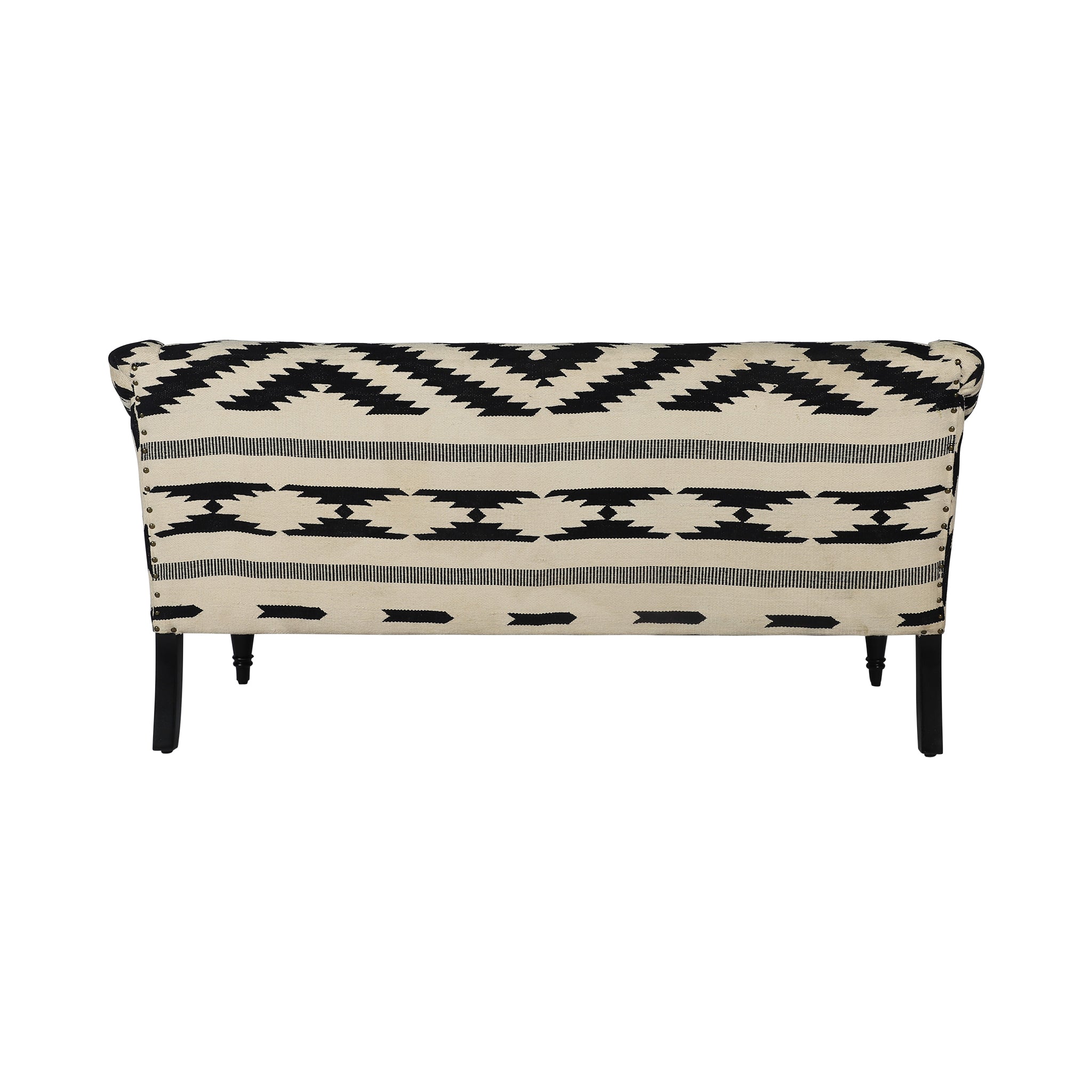 Handwoven Upholstery Bridal Rug Settee | Wisteria