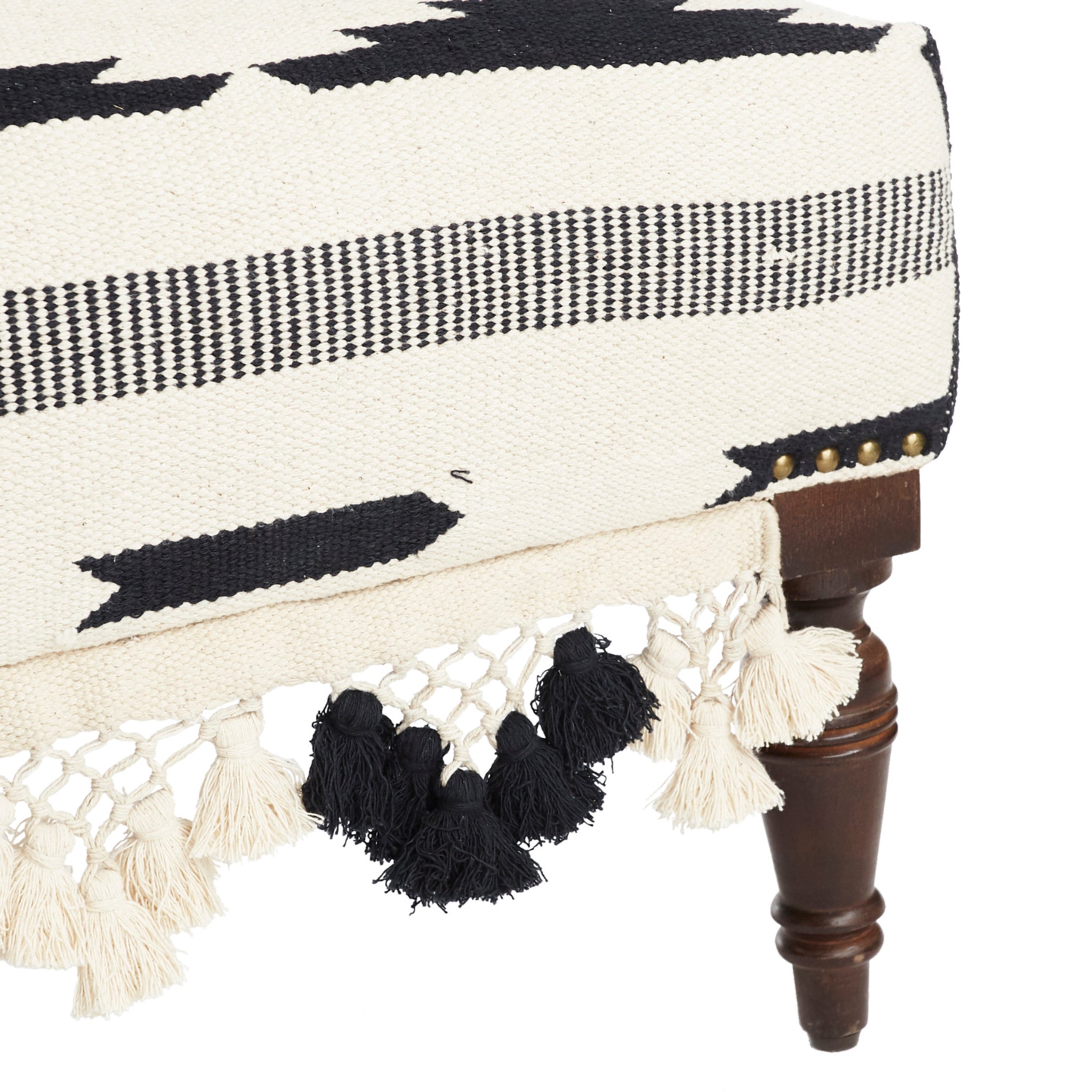 Handwoven Upholstery Bridal Rug Settee | Wisteria