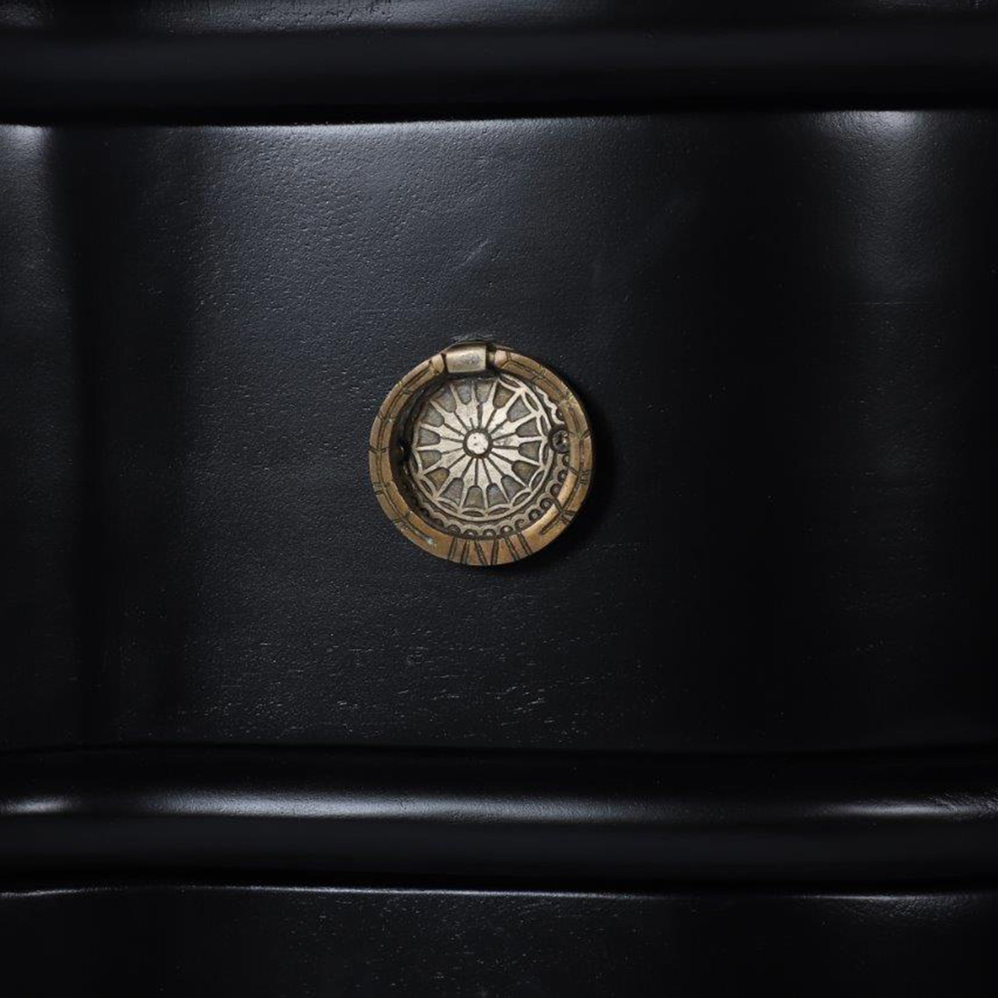 Black Bowfront Chest