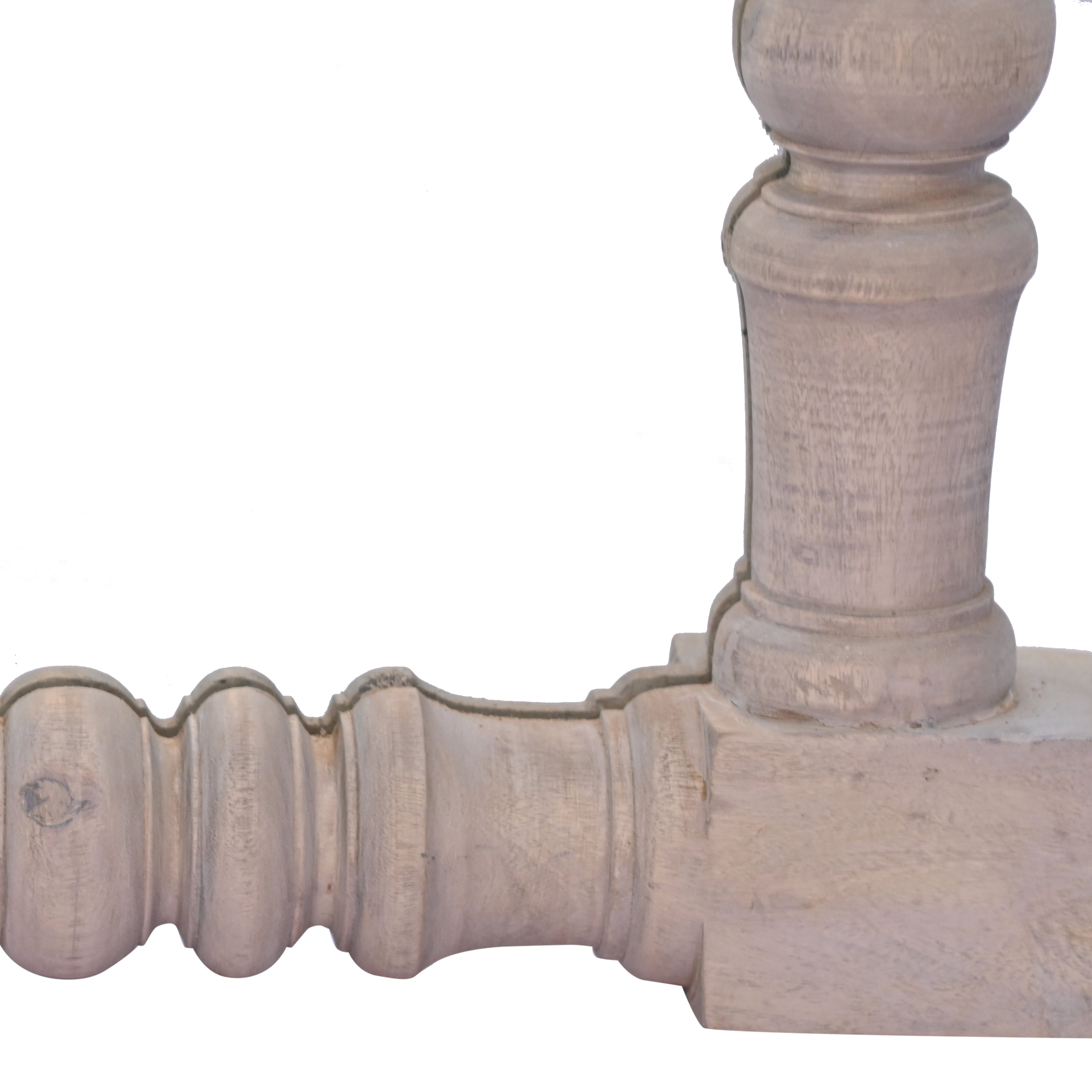 Barley Twist Wooden Mirror