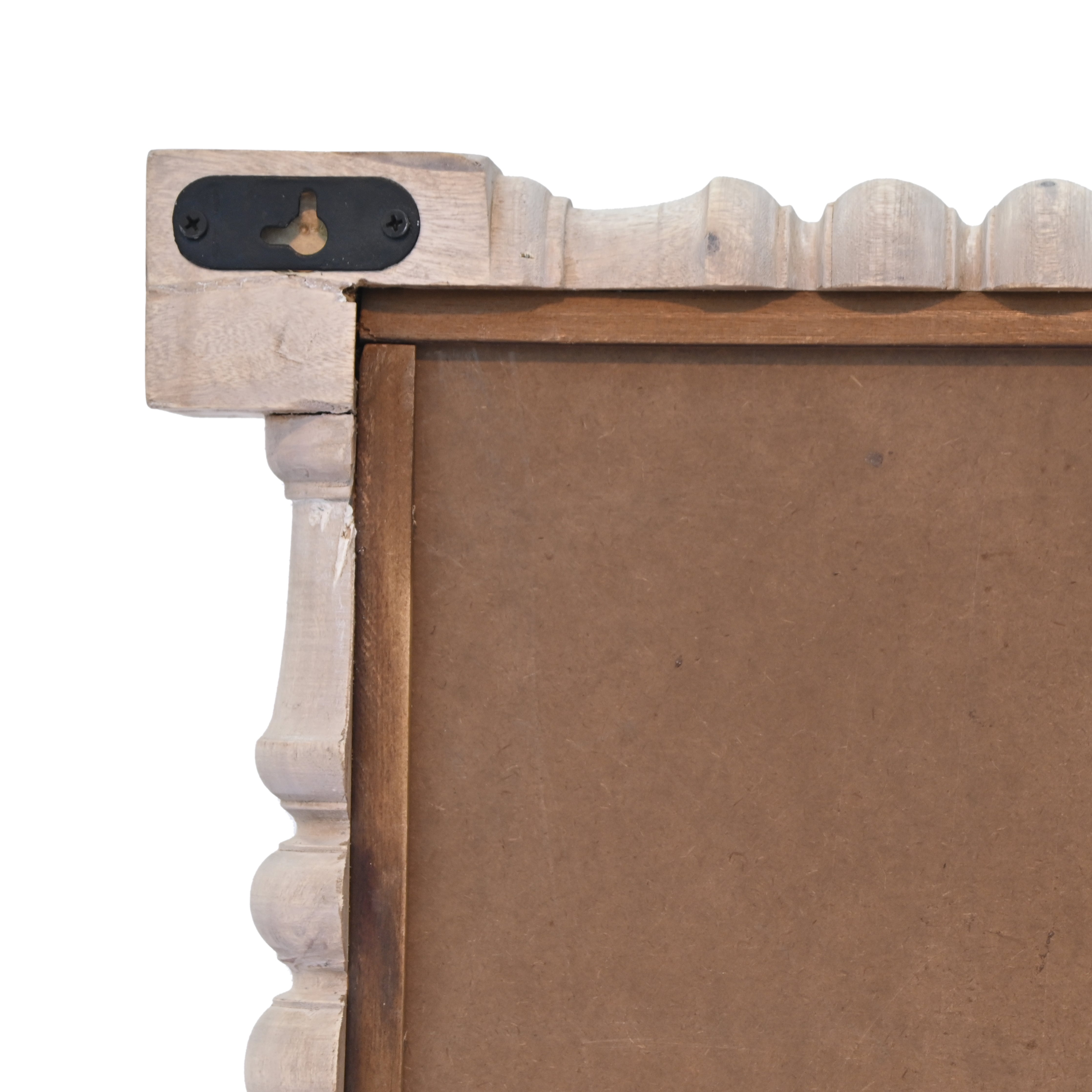 Barley Twist Wooden Mirror