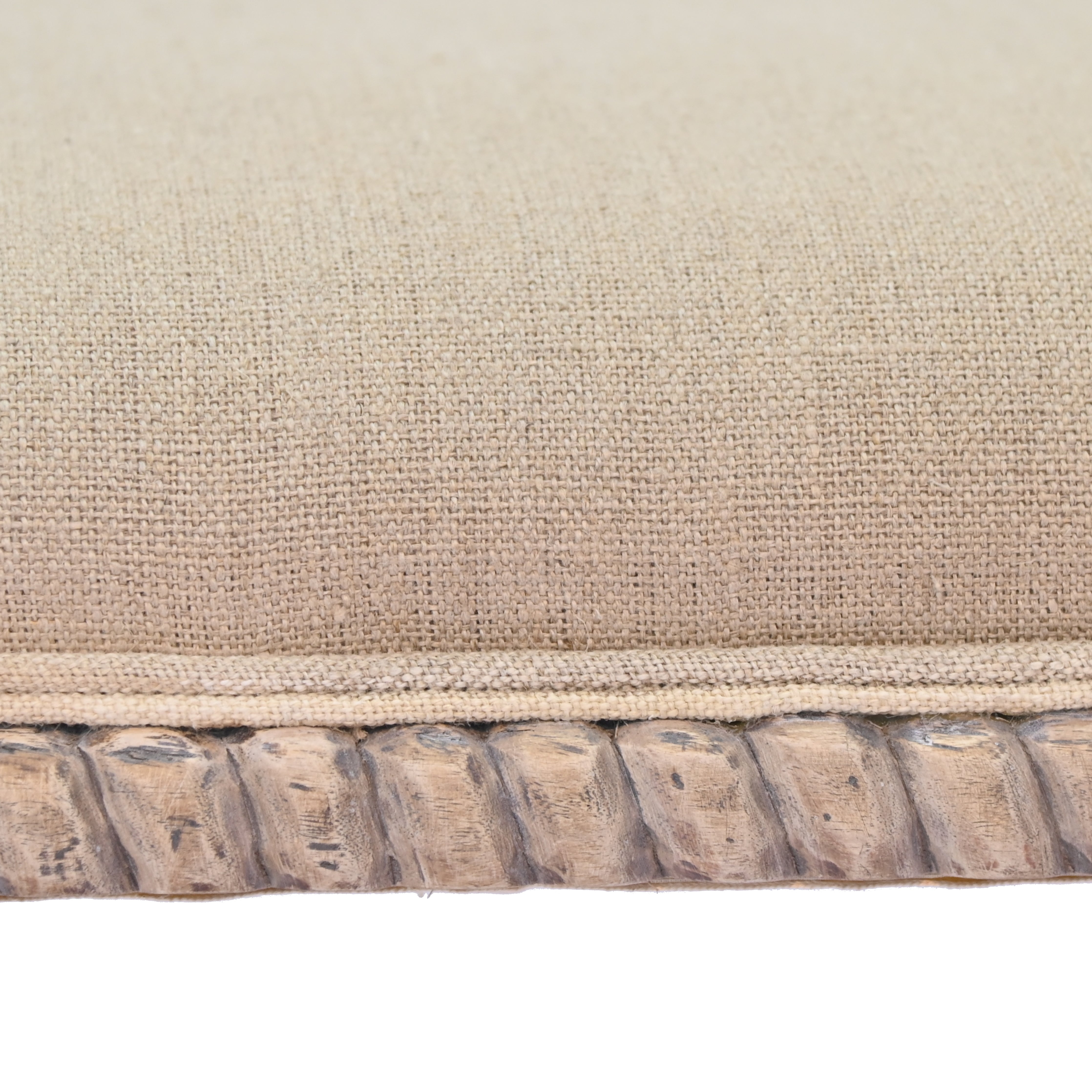 Amal Hand-Carved Rope Bench