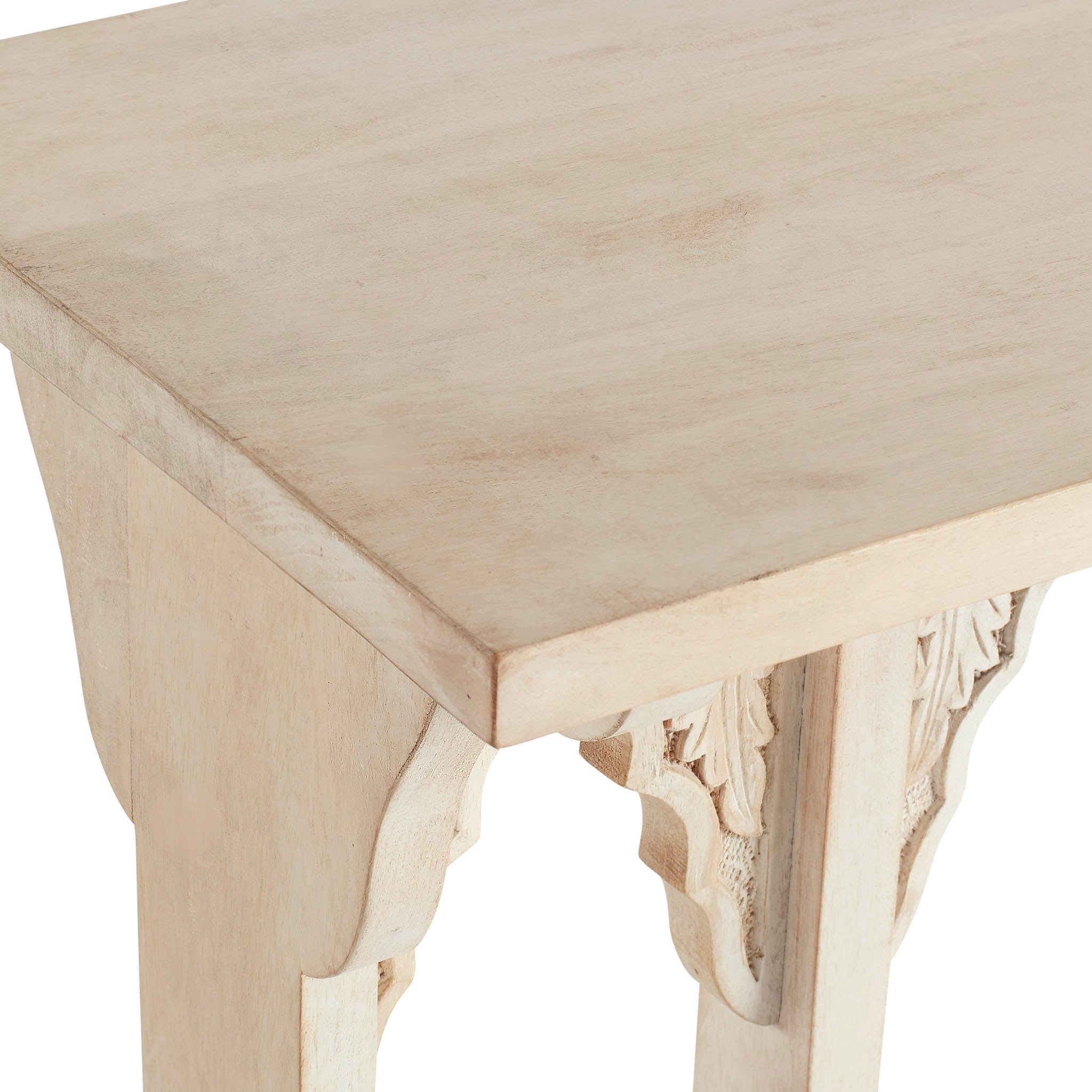Cathedral Limewash Wood Console