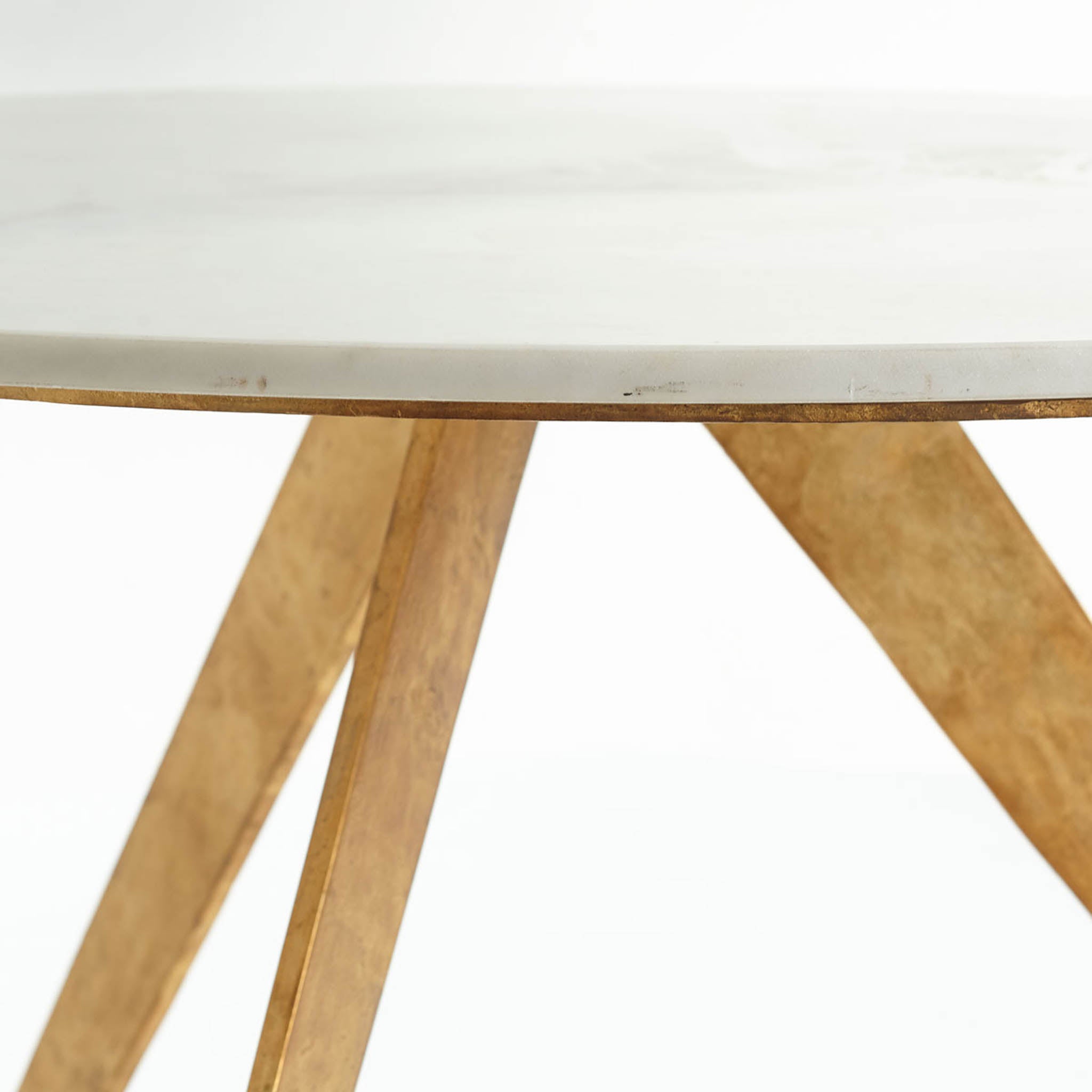 Mid-Century Modern Marble Coffee Table