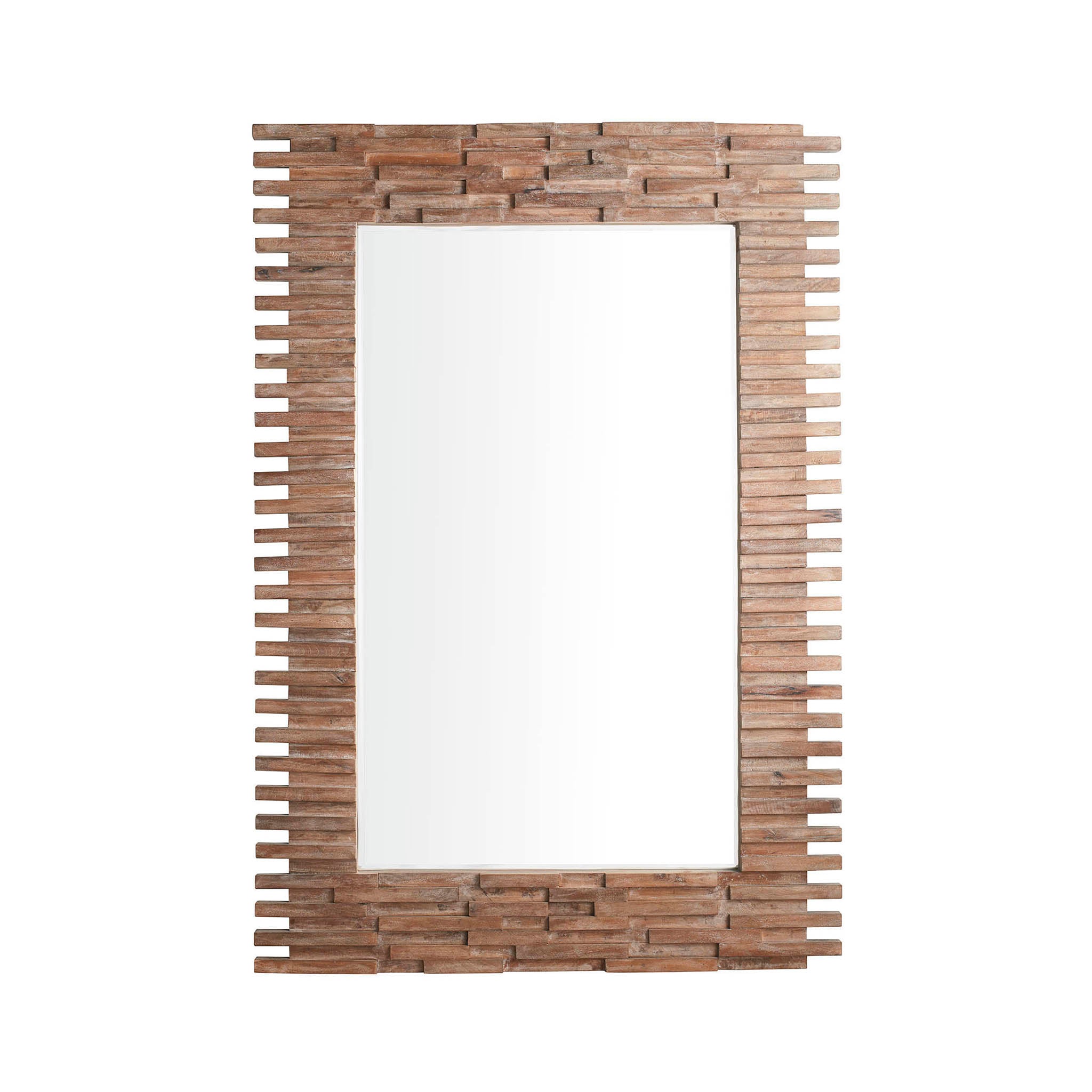 Cordoba Tiled Wood Floor Mirror