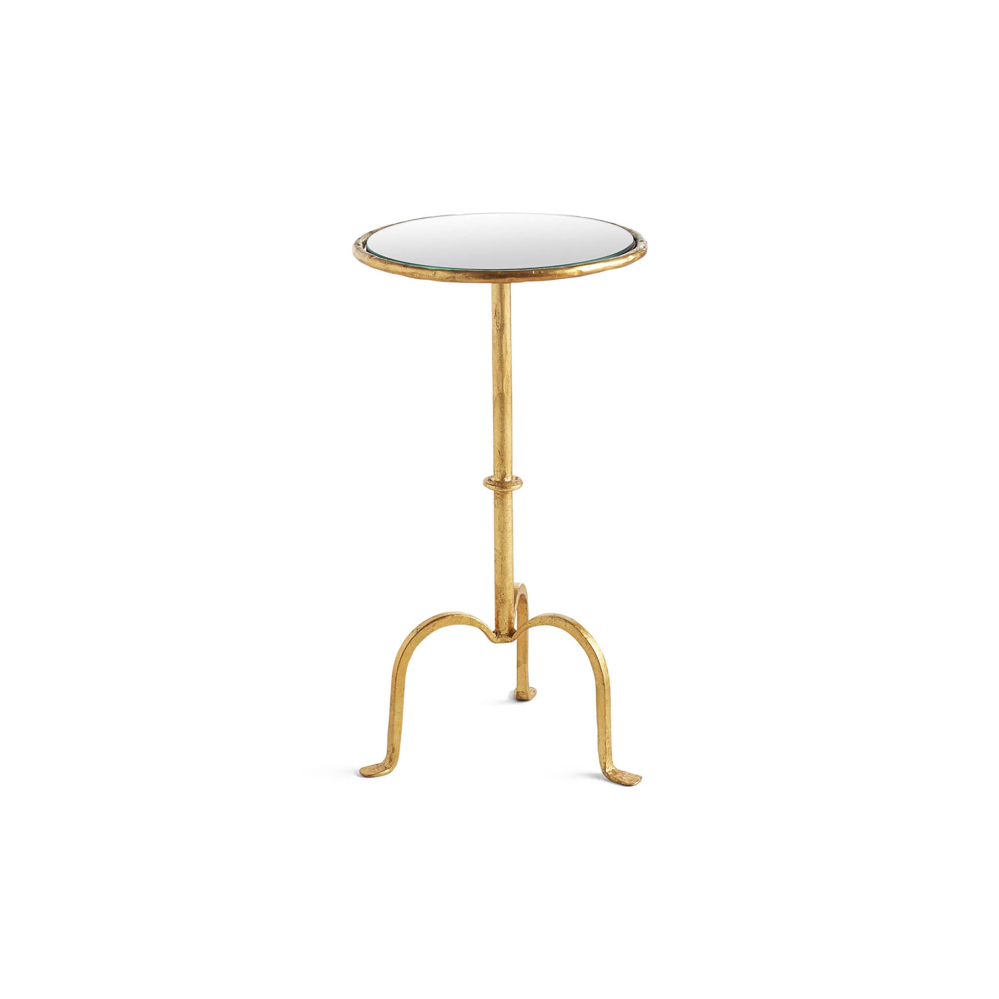 Tripod Iron Side Table - Gold