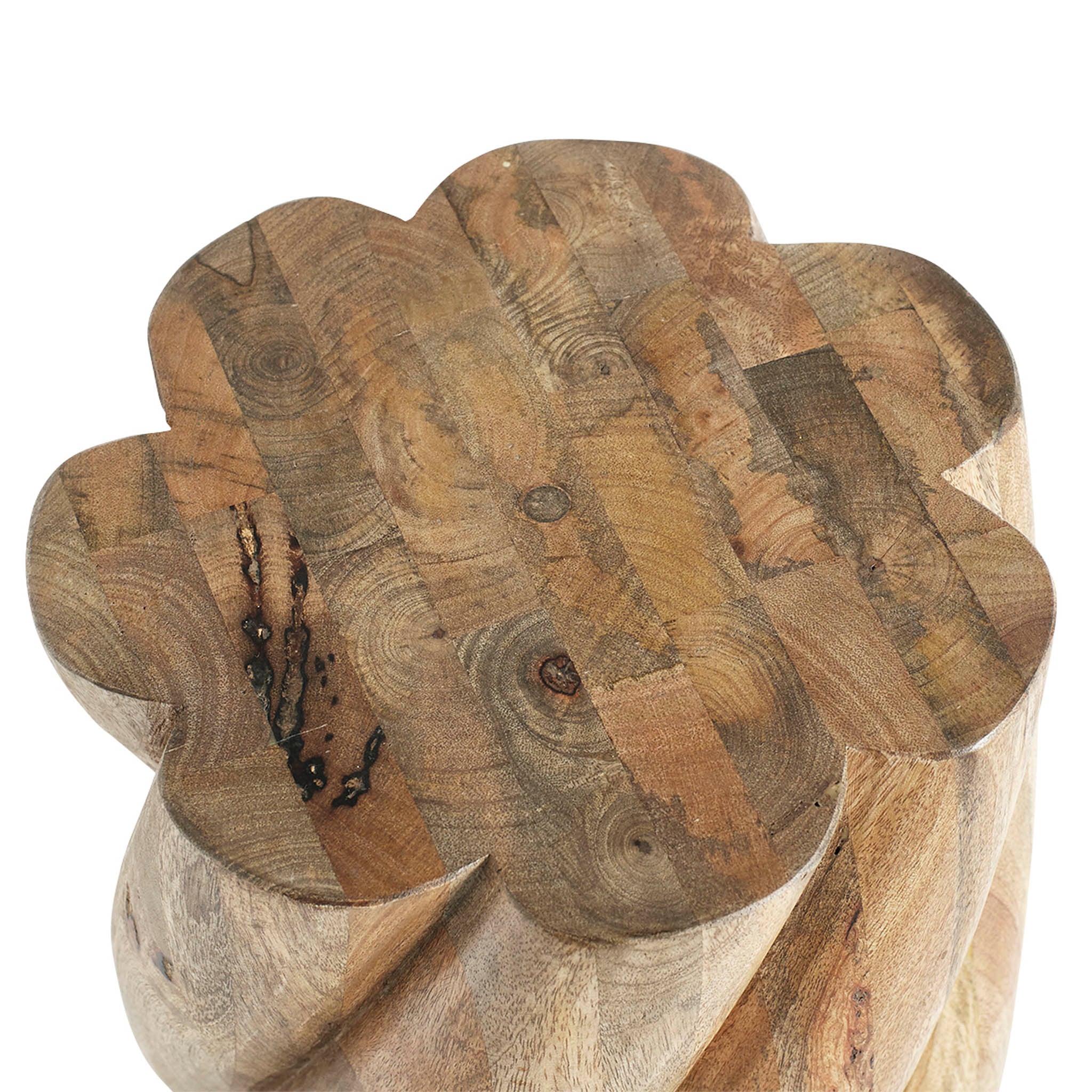 Solid Wood Ropework Stool