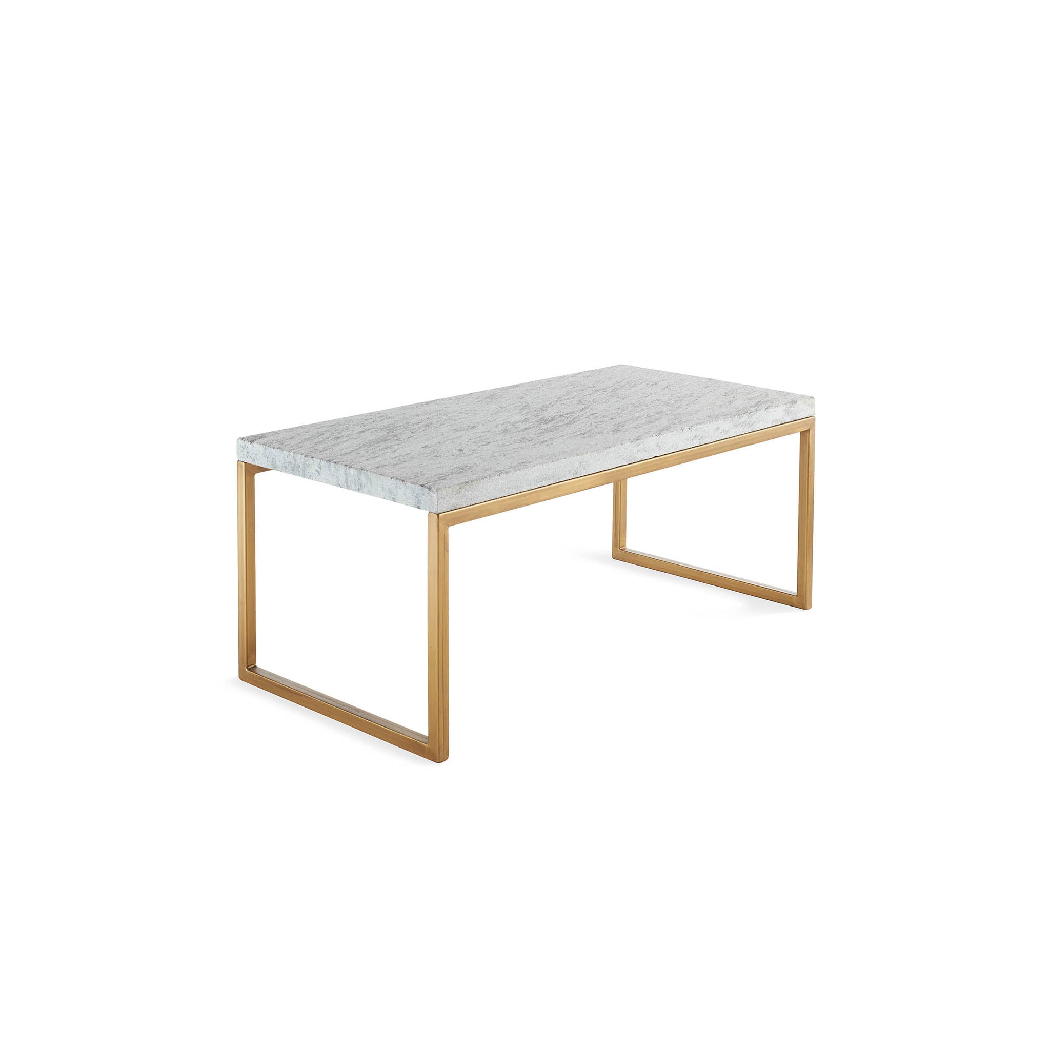 Modern Marble & Iron Coffee Table