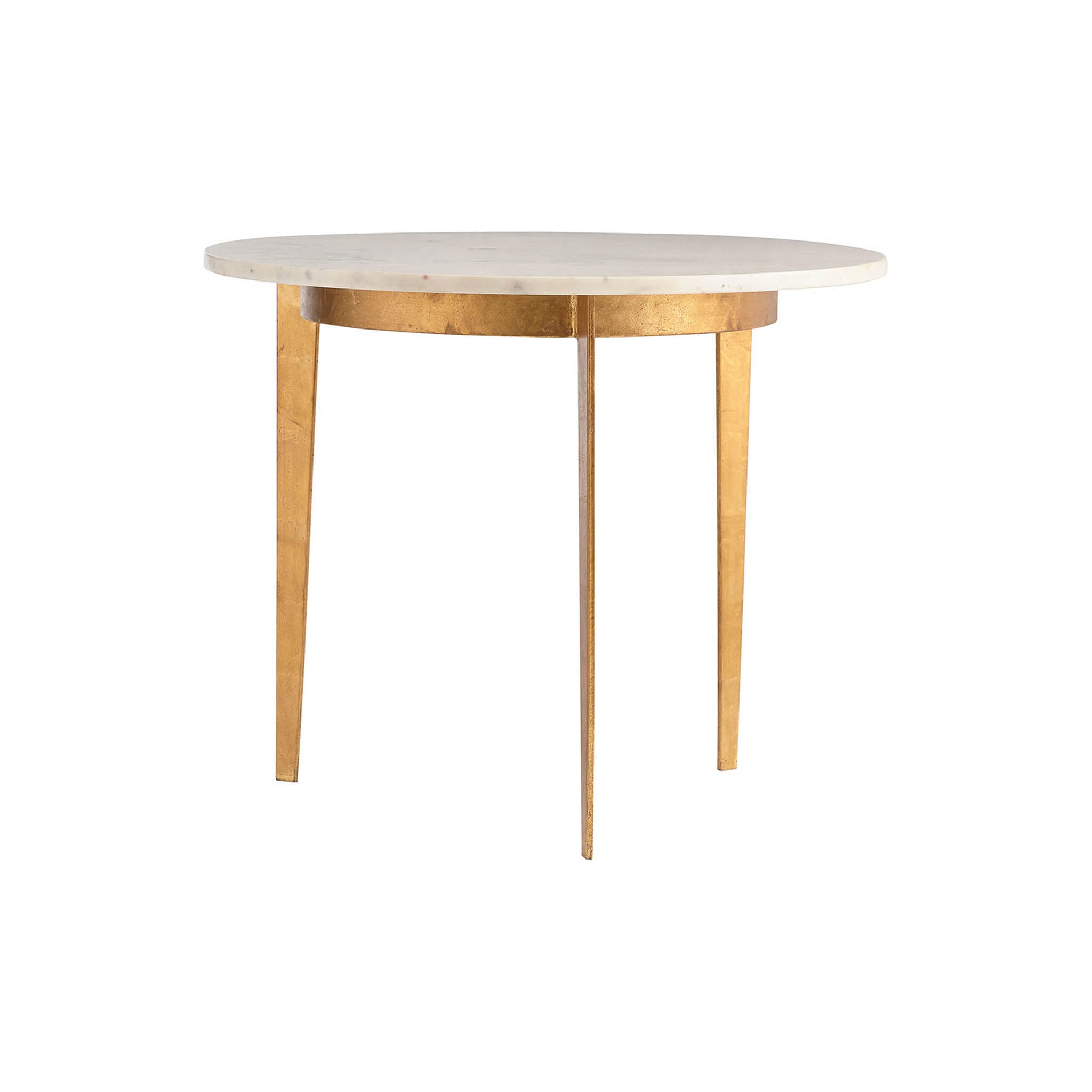 Iron & Marble Side Table