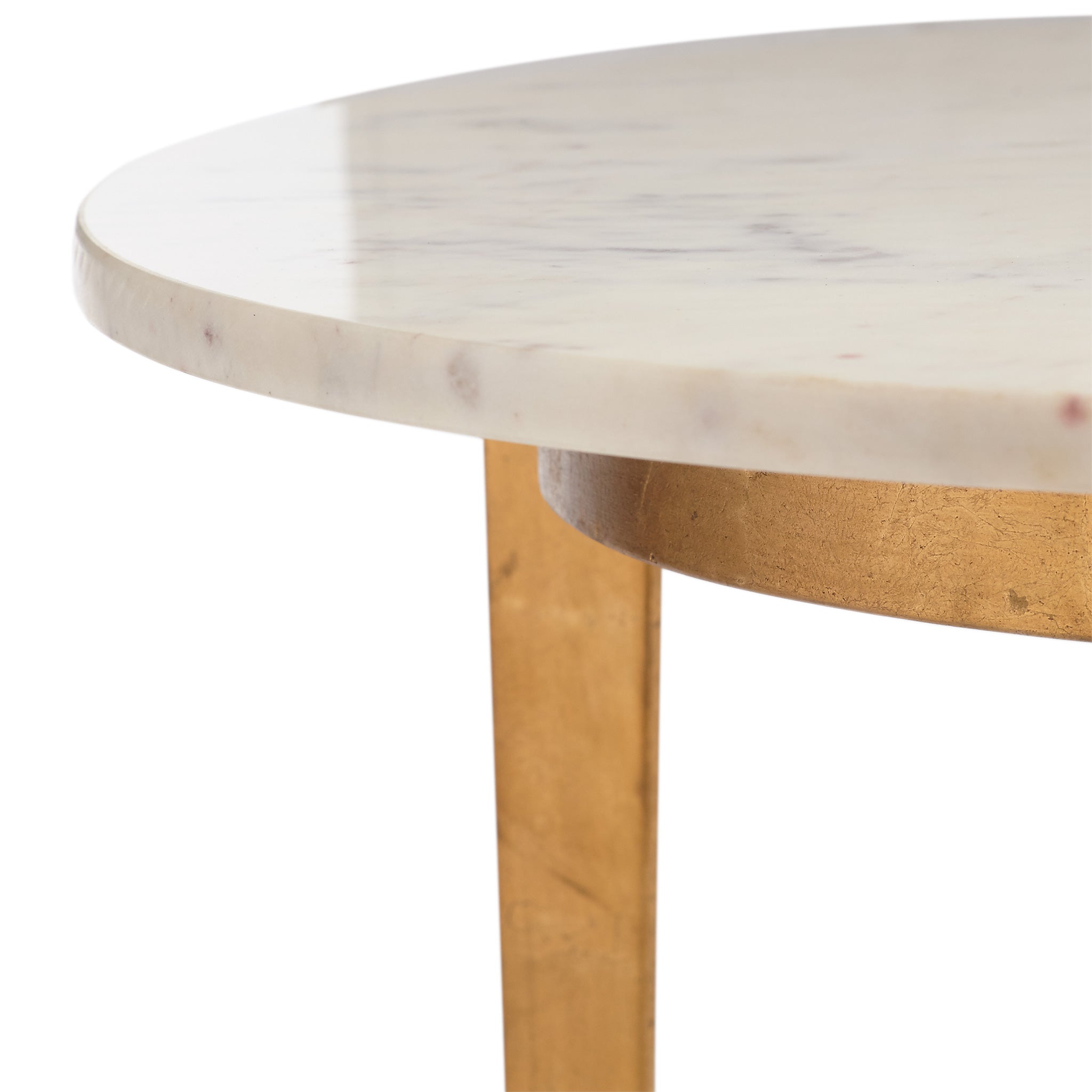 Iron & Marble Side Table