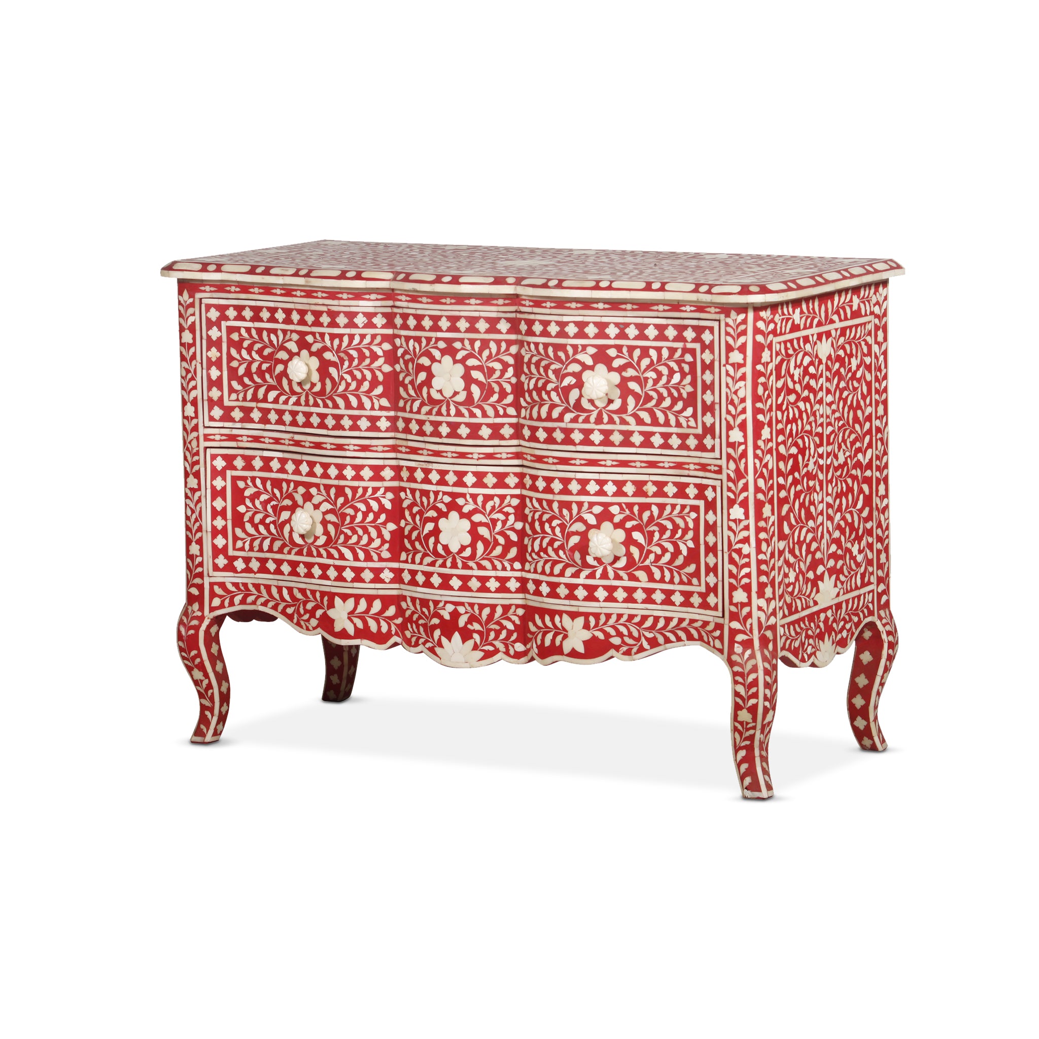 Rajasthani Floral Inlay Chest