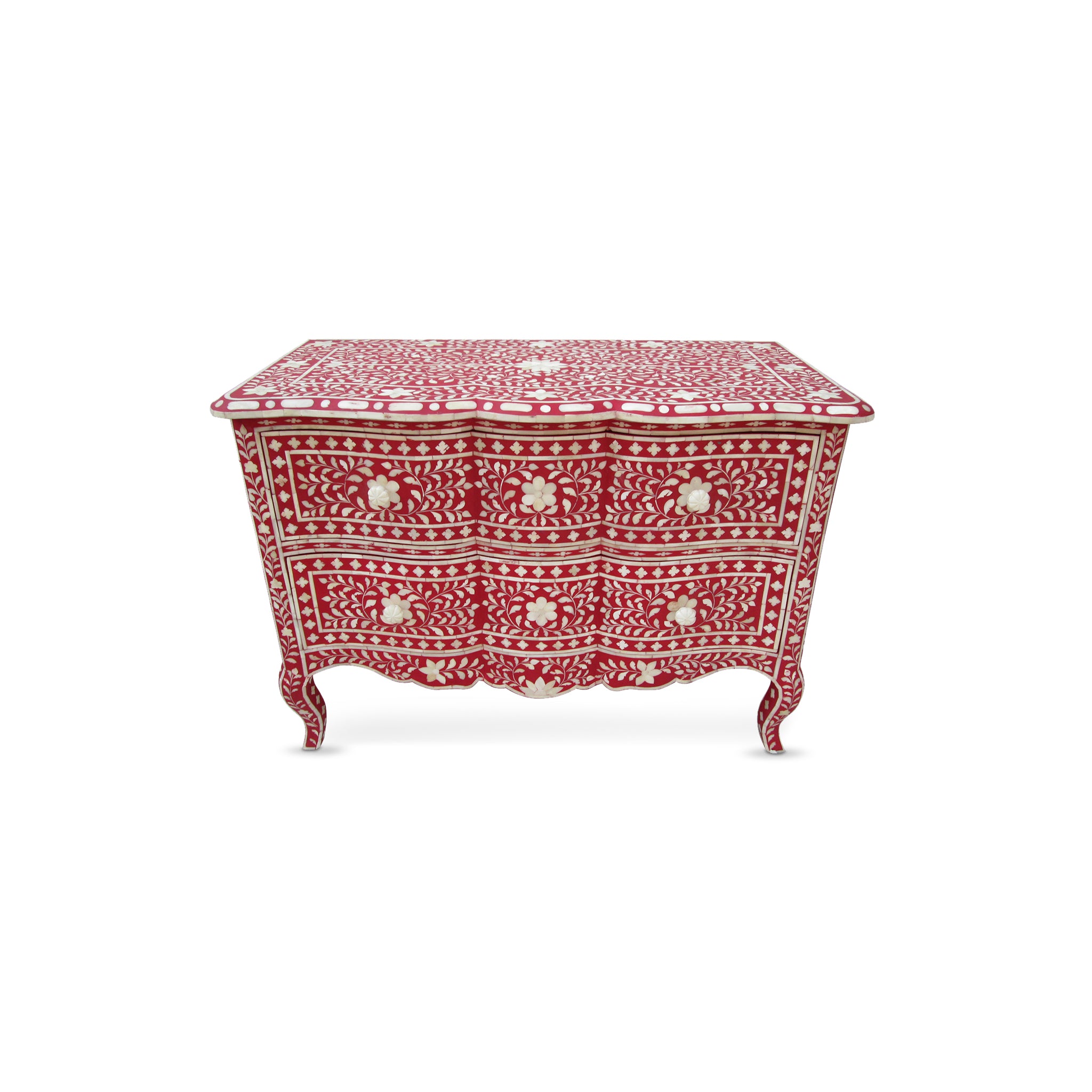 Rajasthani Floral Inlay Chest