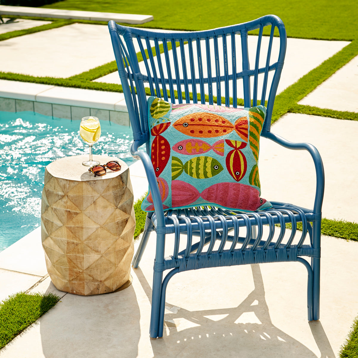 Pineapple patio cushions best sale