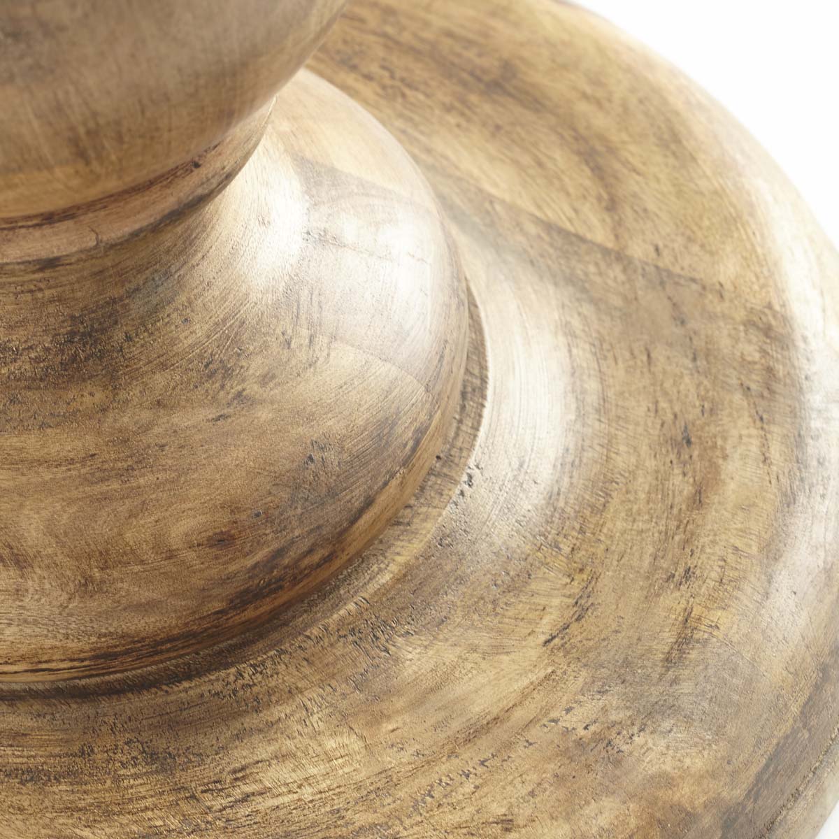 Rustic Pedestal Dining Table