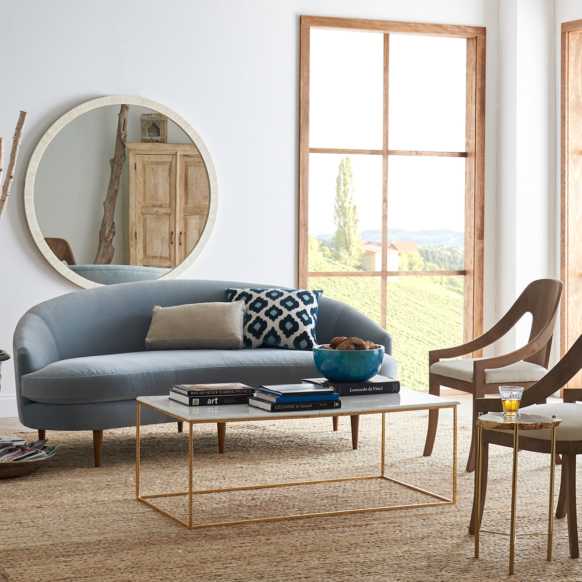 Gold Leaf Coffee Table