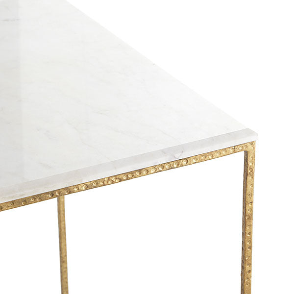Gold Leaf Side Table