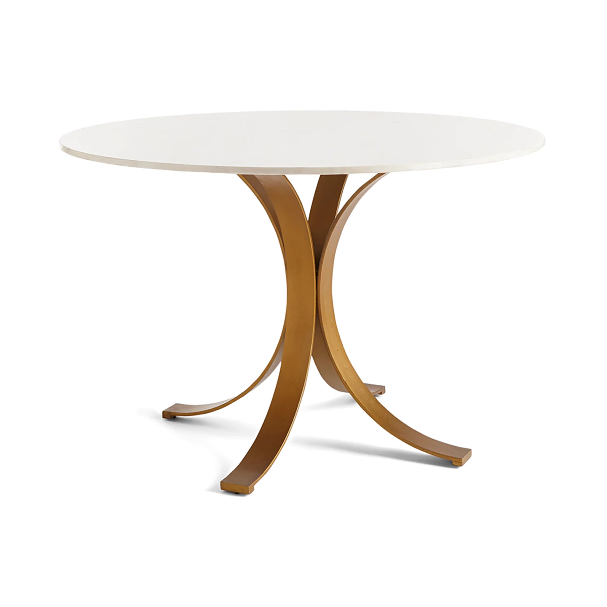 Iron & Marble Wheat Dining Table