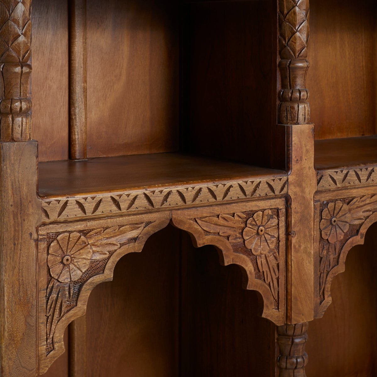Close-up view of Jaipur Bookshelf