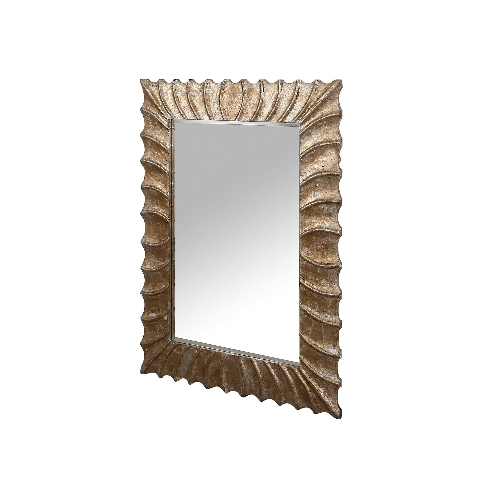 Rekha Sunburst Silver Mirror