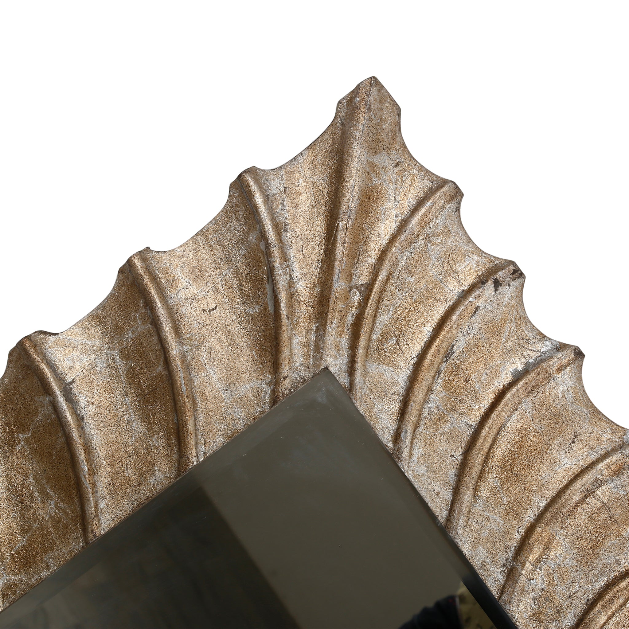 Rekha Sunburst Silver Mirror