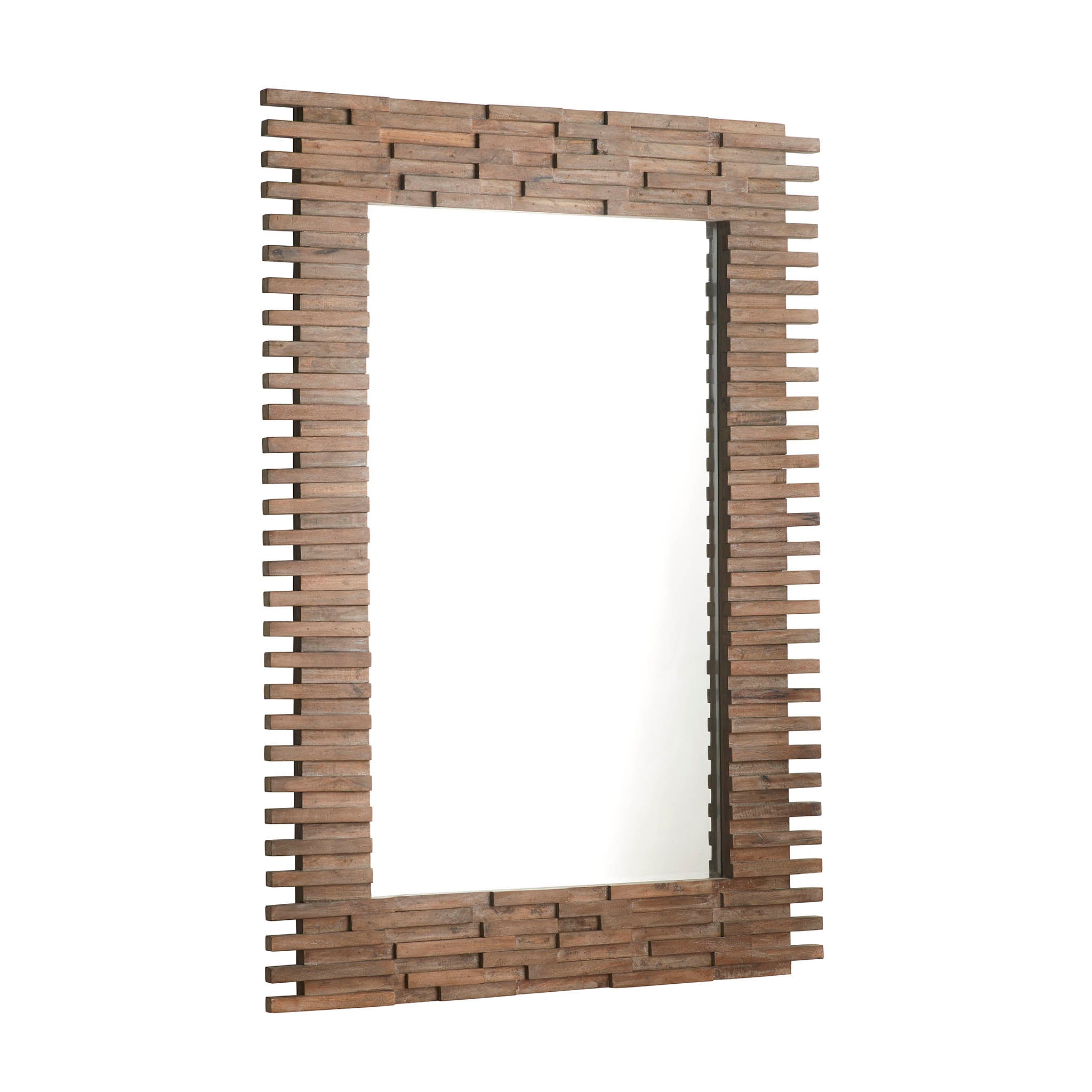 Cordoba Tiled Wood Floor Mirror