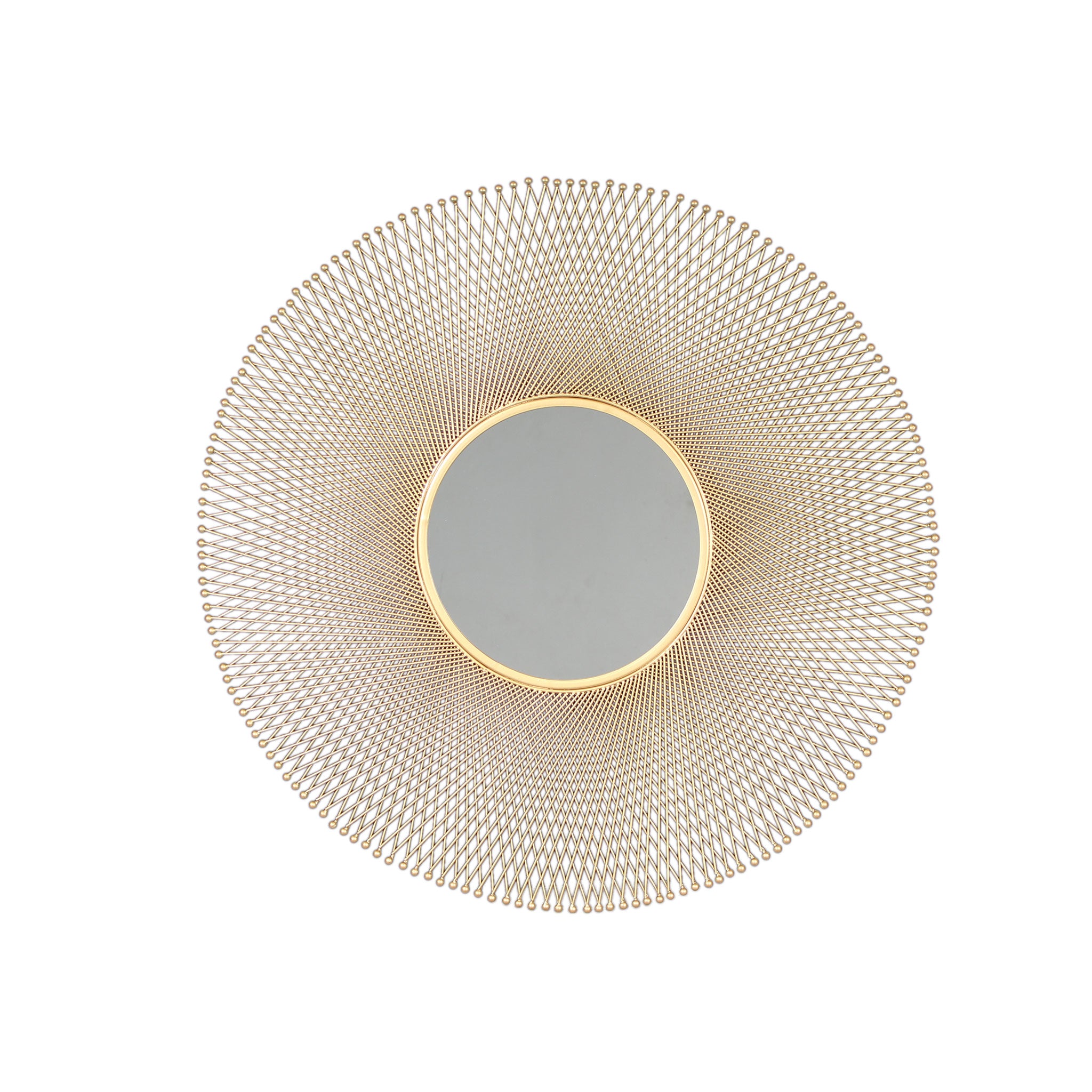 Soleil Gold Fretwork Mirror