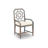 Front Isometric View of the Harbin Chair on a White Background