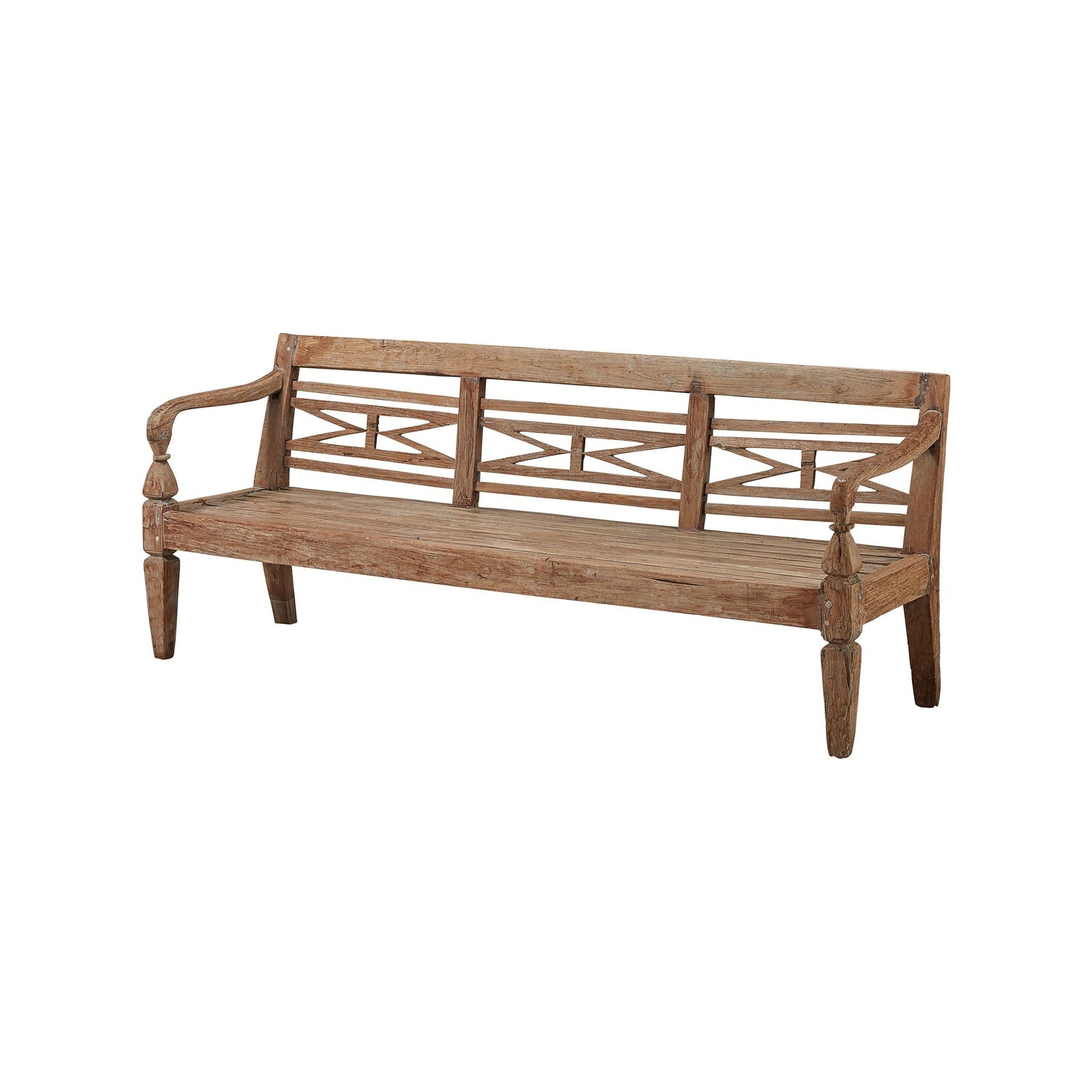 Thomas Antique Teak Bench – Wisteria