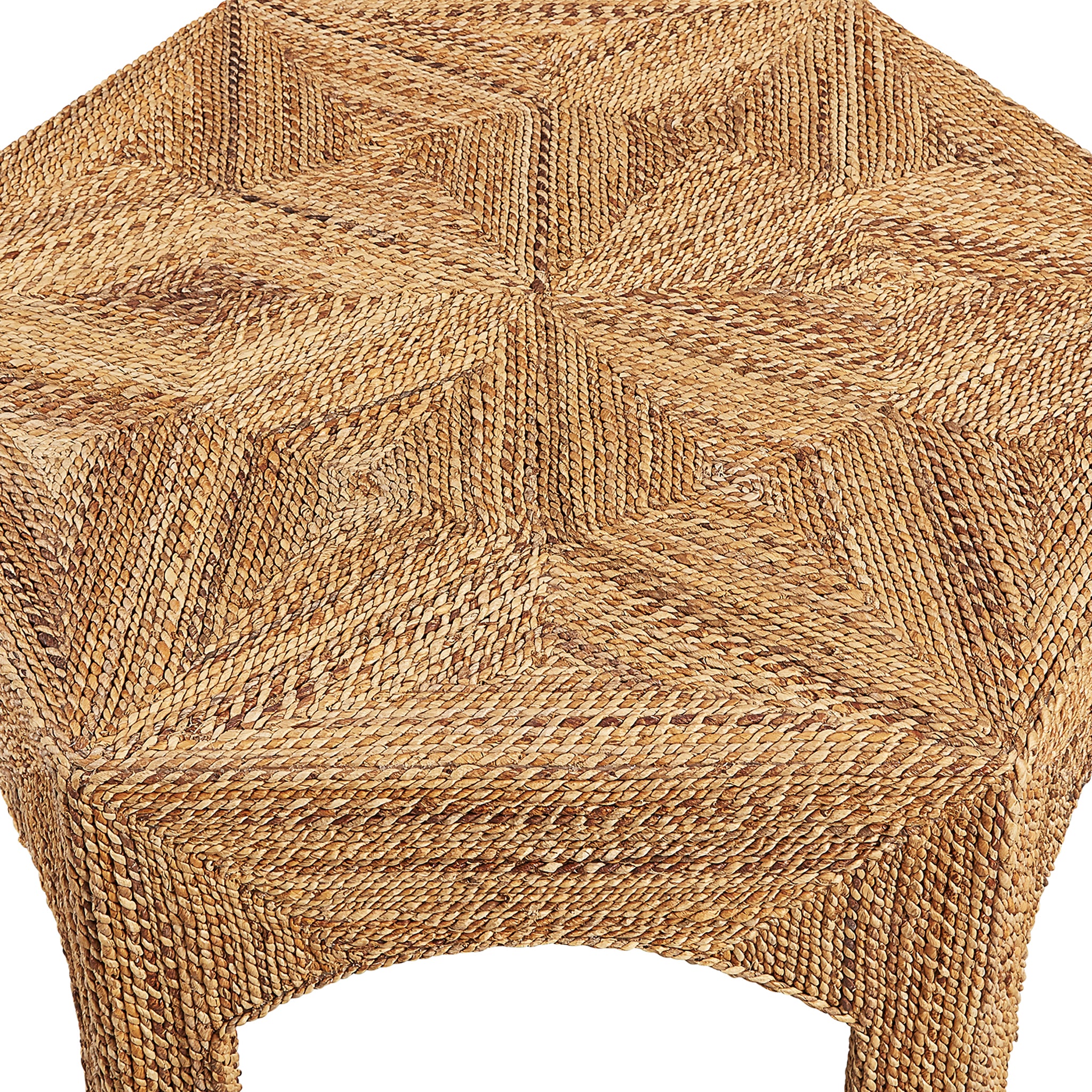 Rattan Hexagon Cocktail Table