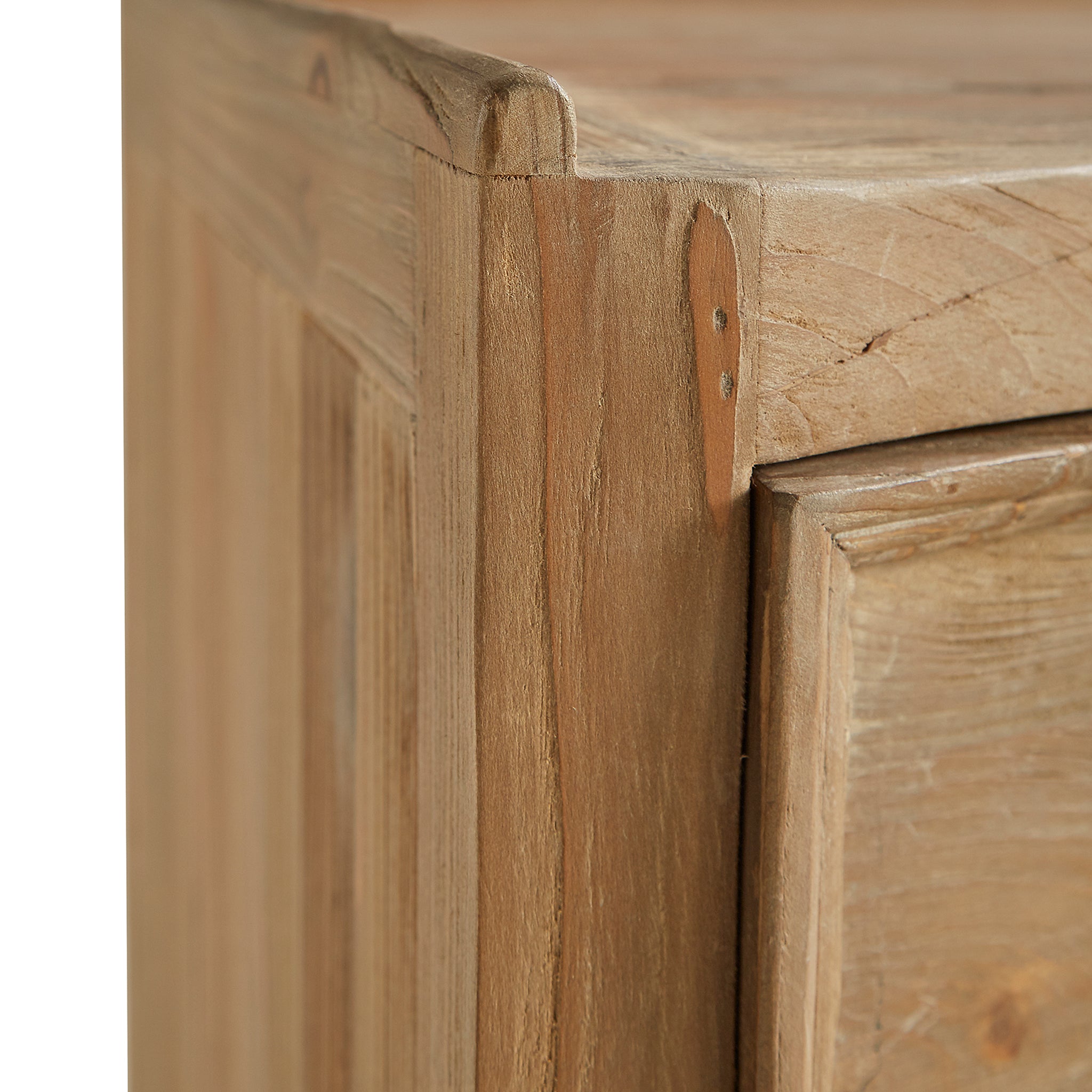 Curved Drawer Pine Chest