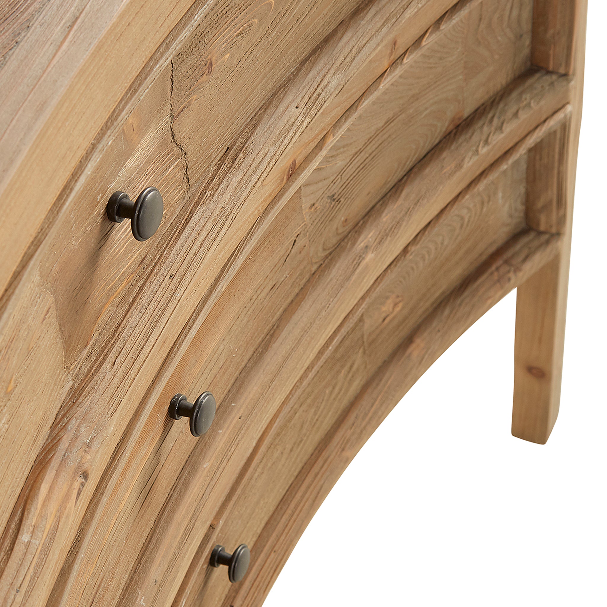 Curved Drawer Pine Chest