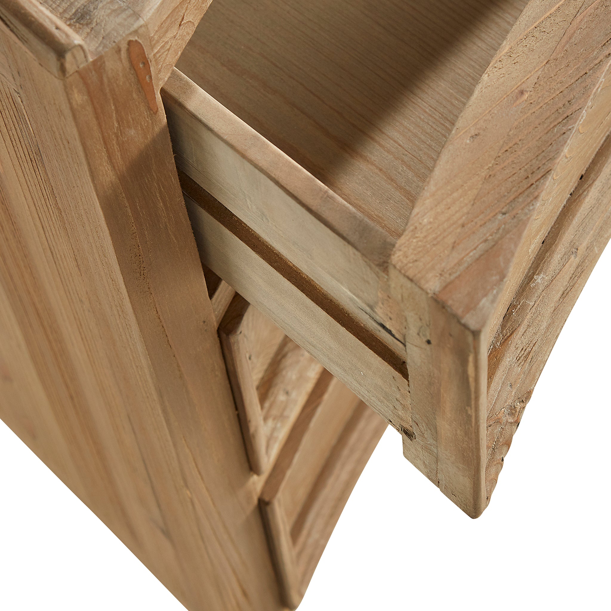 Curved Drawer Pine Chest