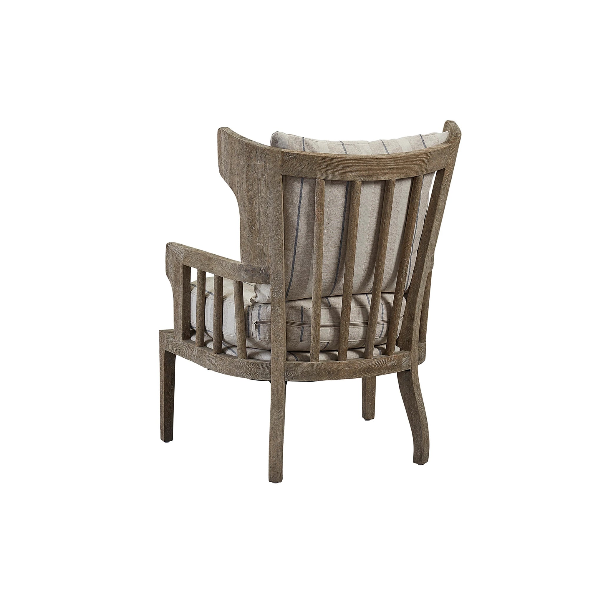 Pine and Driftwood Wingback Chair