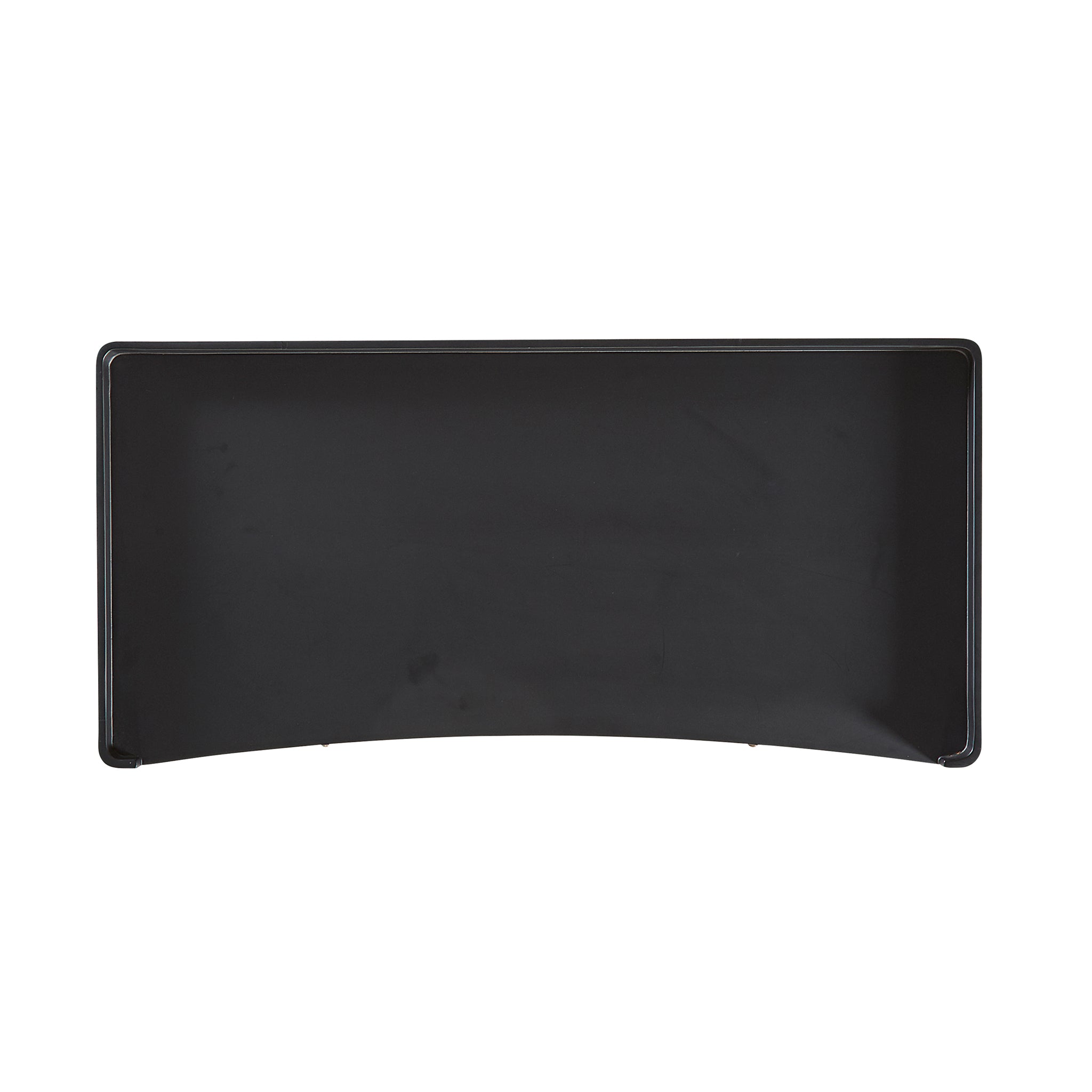 Black Mahogany Concave 3-Drawer Chest