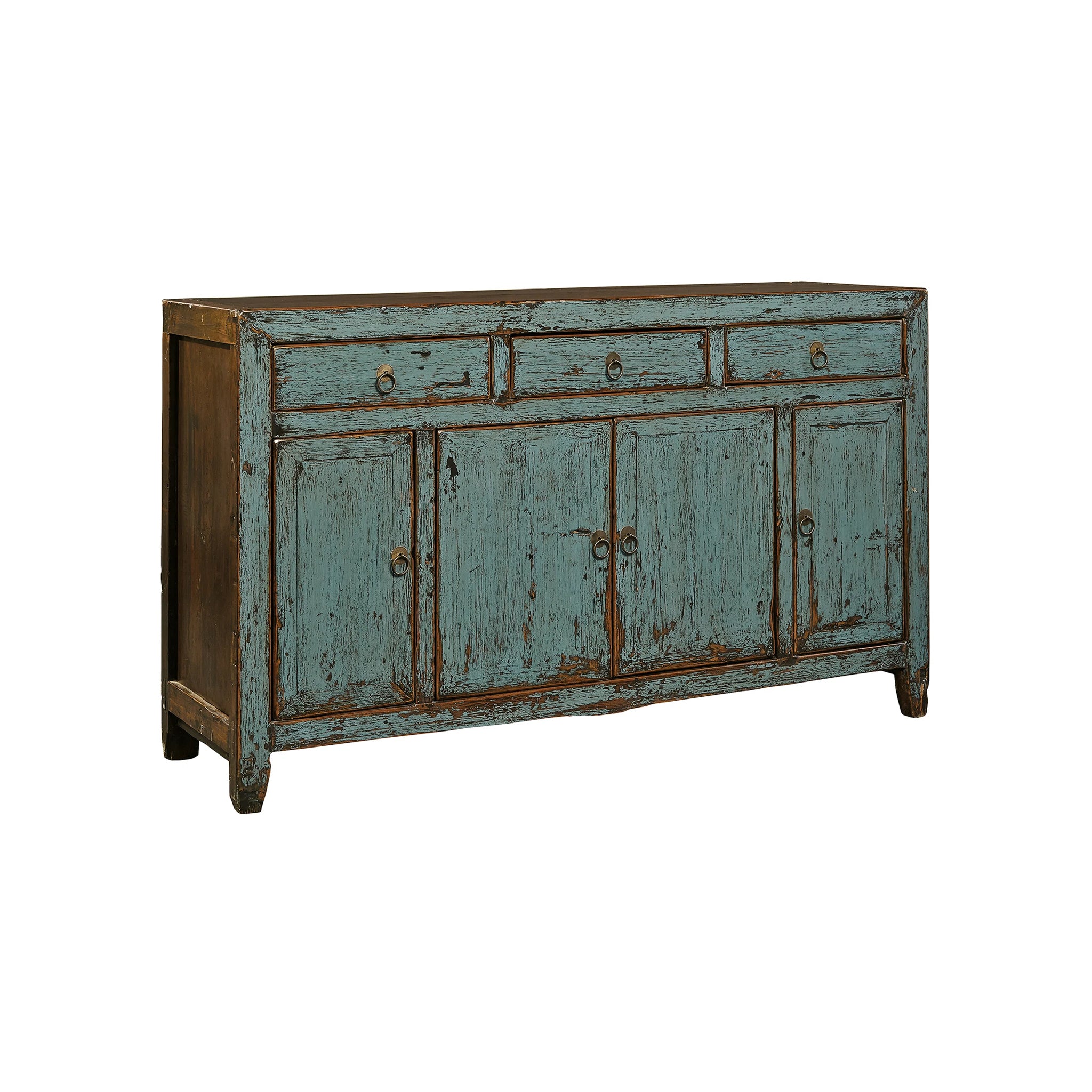 Antique Teal Sideboard