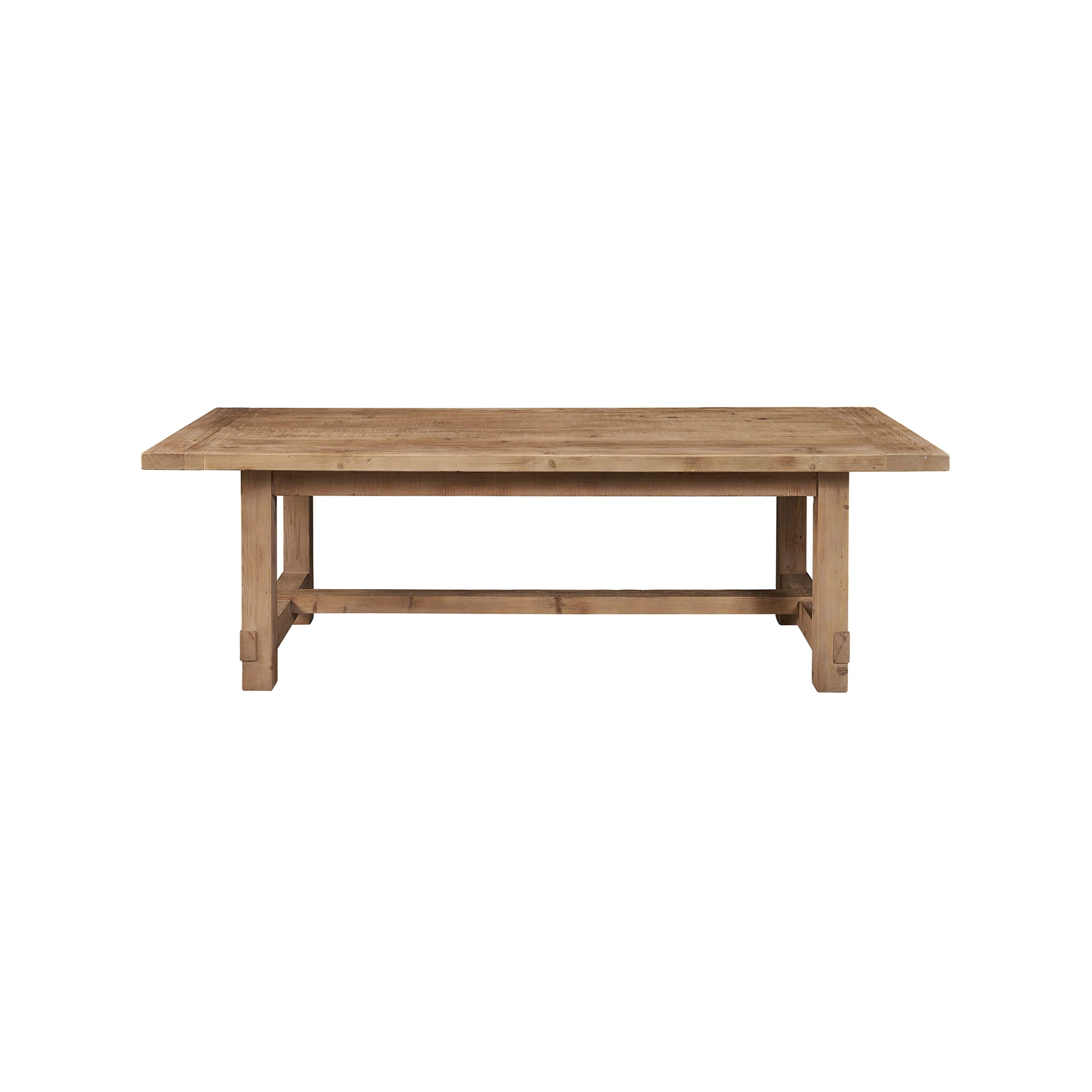 Gray Finish Rectangular Extension Pine Dining Table
