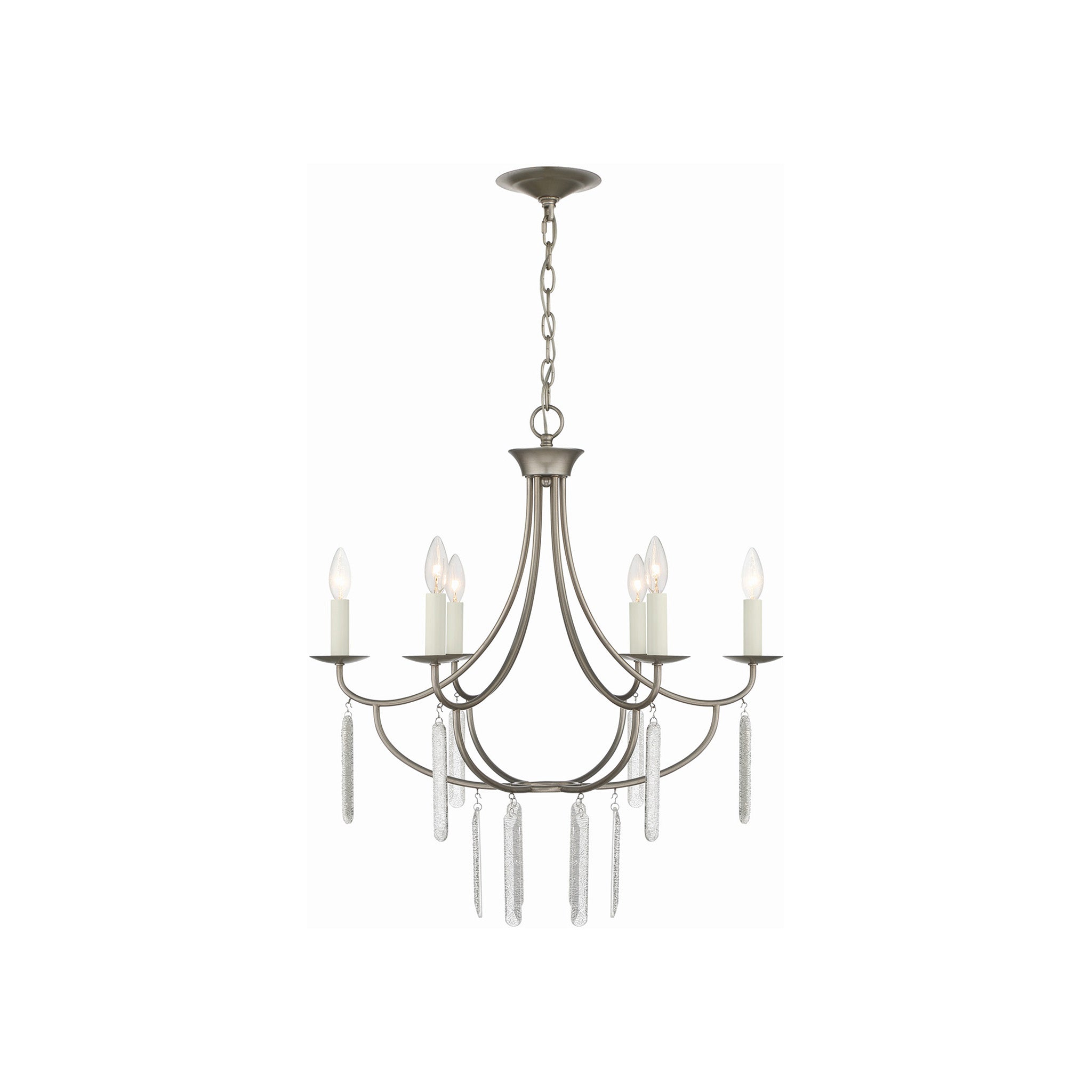 Shadrack 6-Light Classic Candle Chandelier – Wisteria